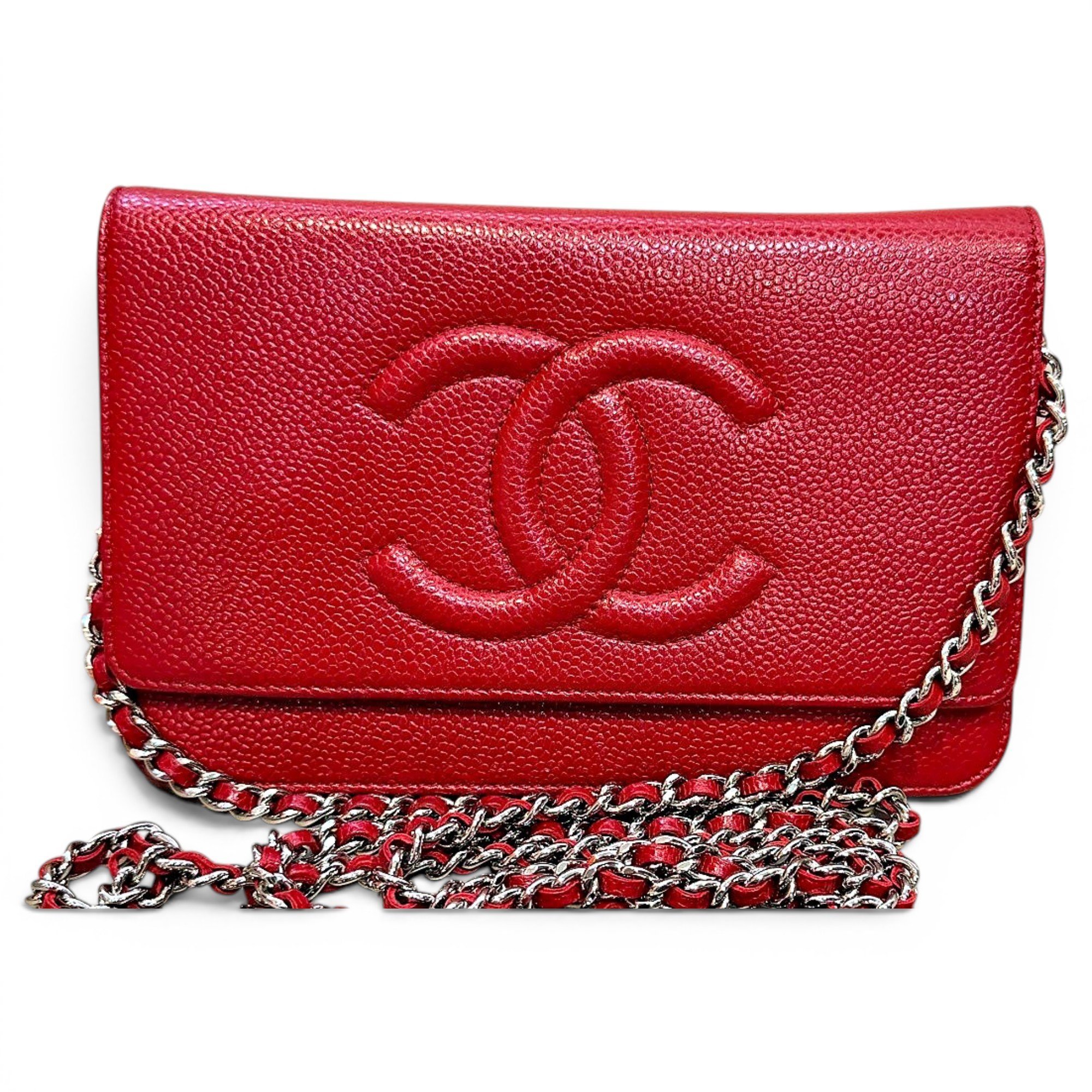 Wallet On Chain Timeless/Classique leather crossbody bag