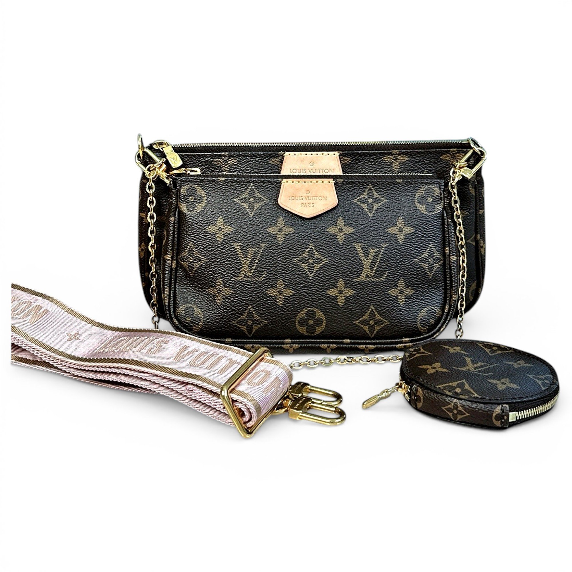 Multi Pochette Accessoires leather handbag
