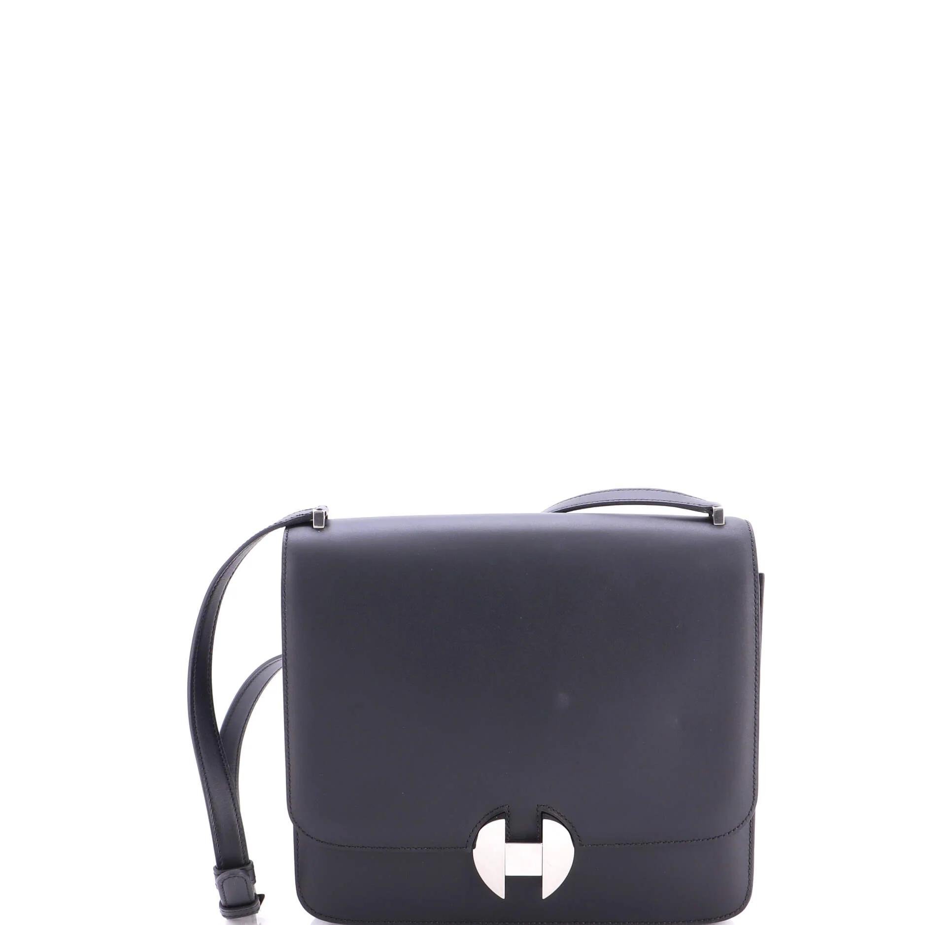 Hermes 2002 26 Handbag Black Swift Leather 2002