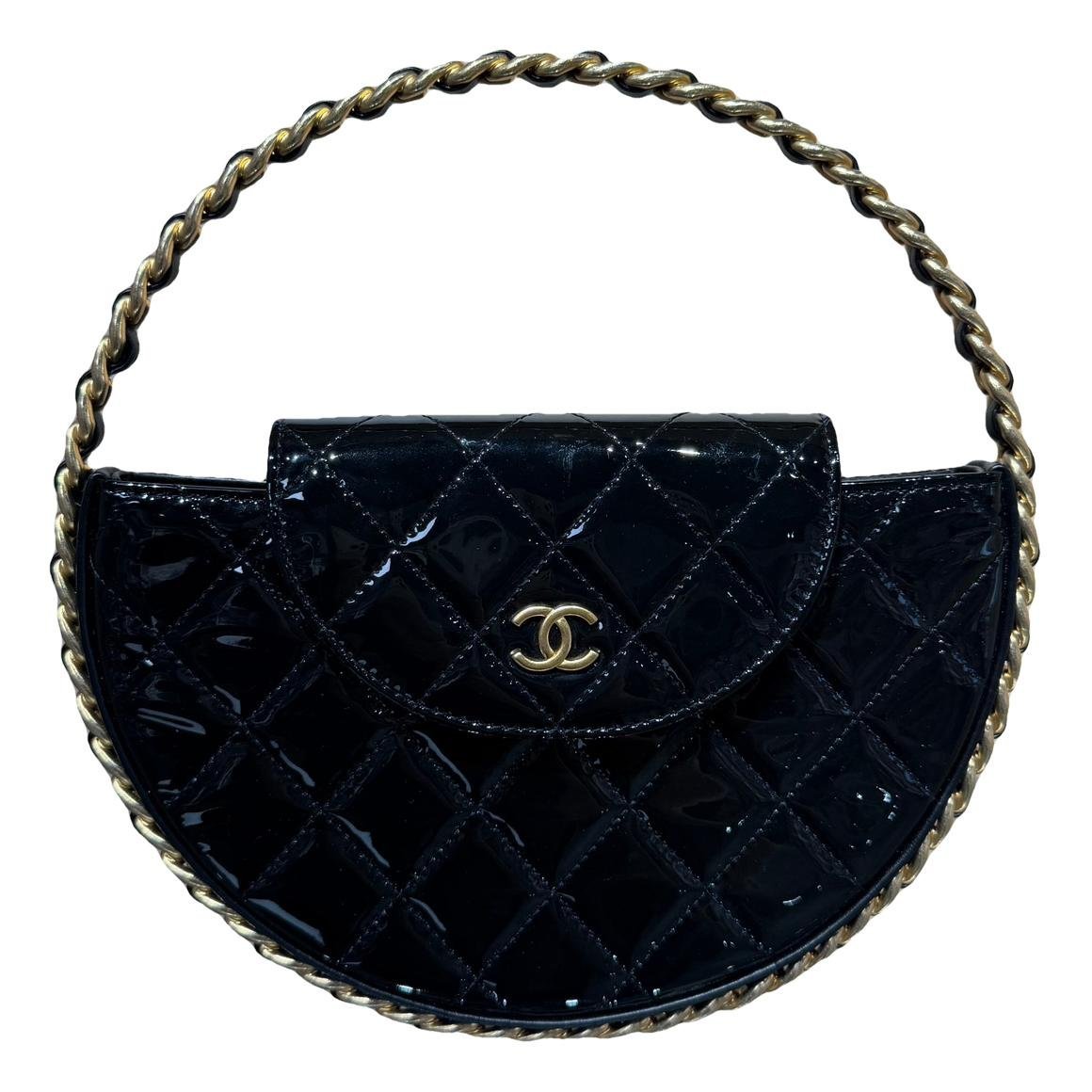 Hula Hoop leather handbag