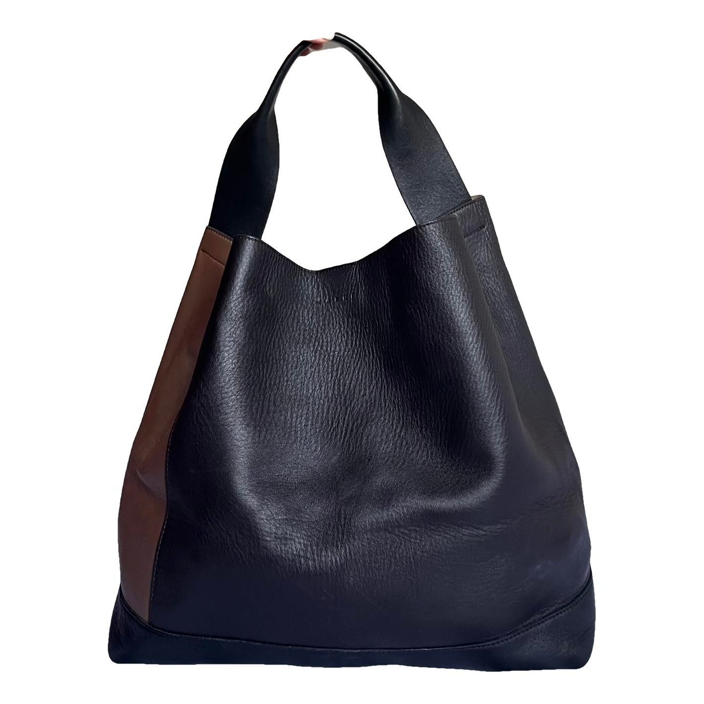 Leather tote