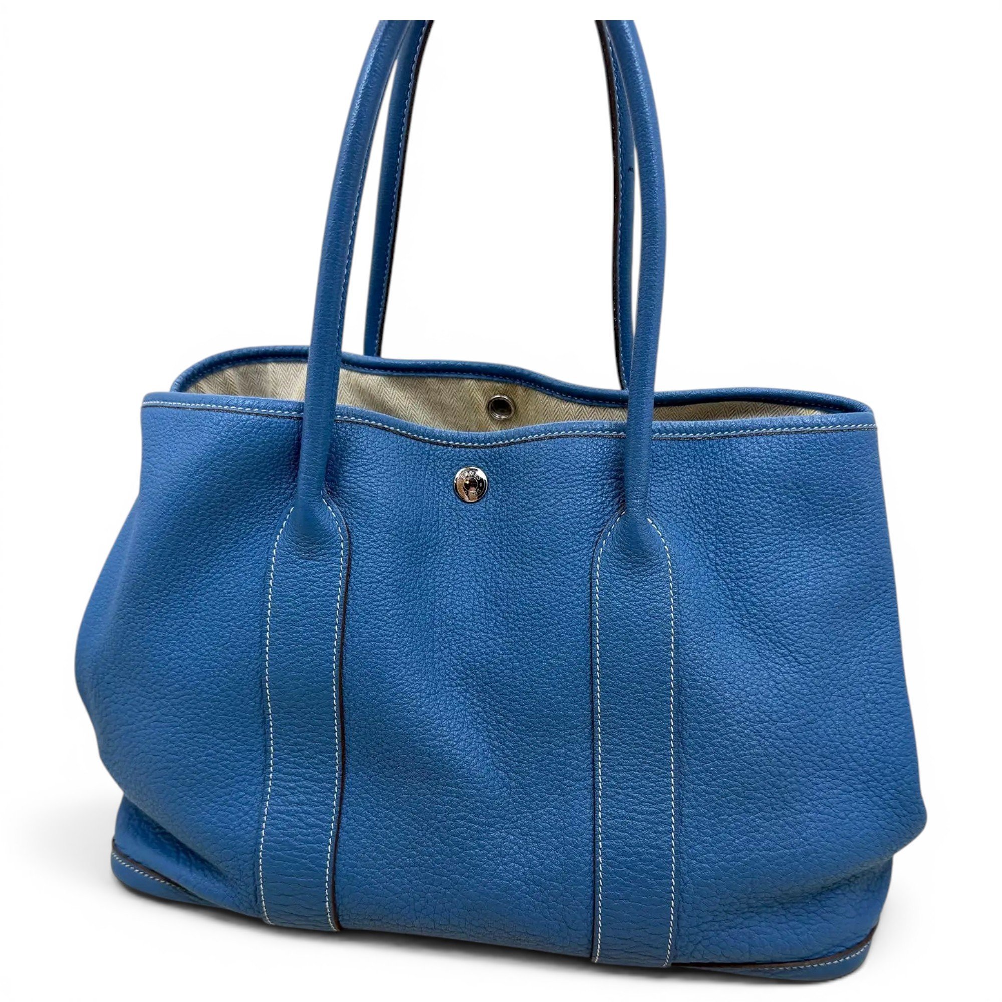 Garden Party leather handbag