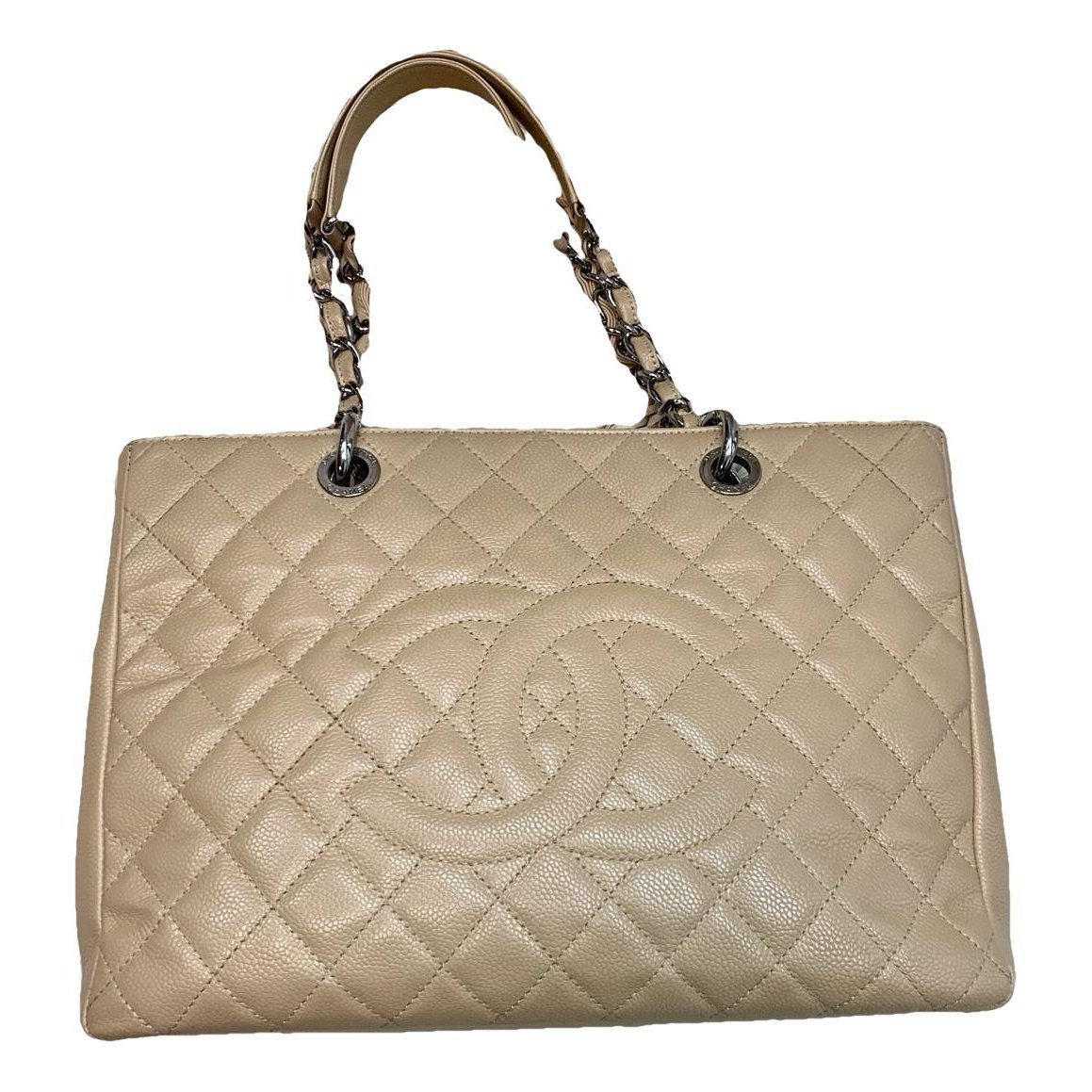 Grand shopping leather tote