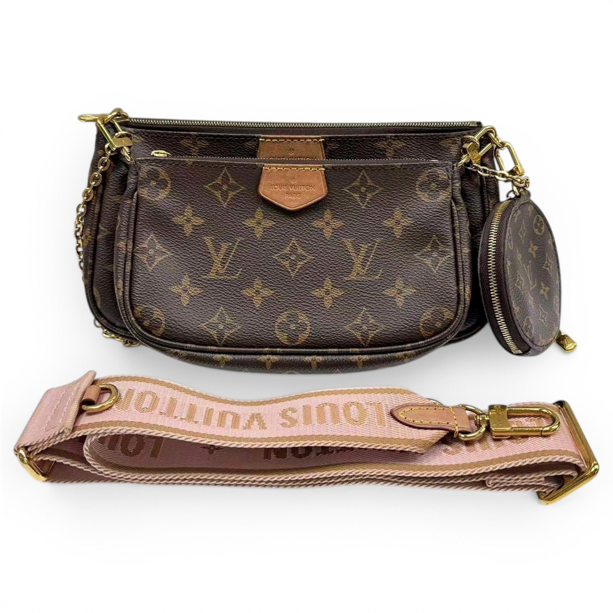 Multi Pochette Accessoires leather crossbody bag