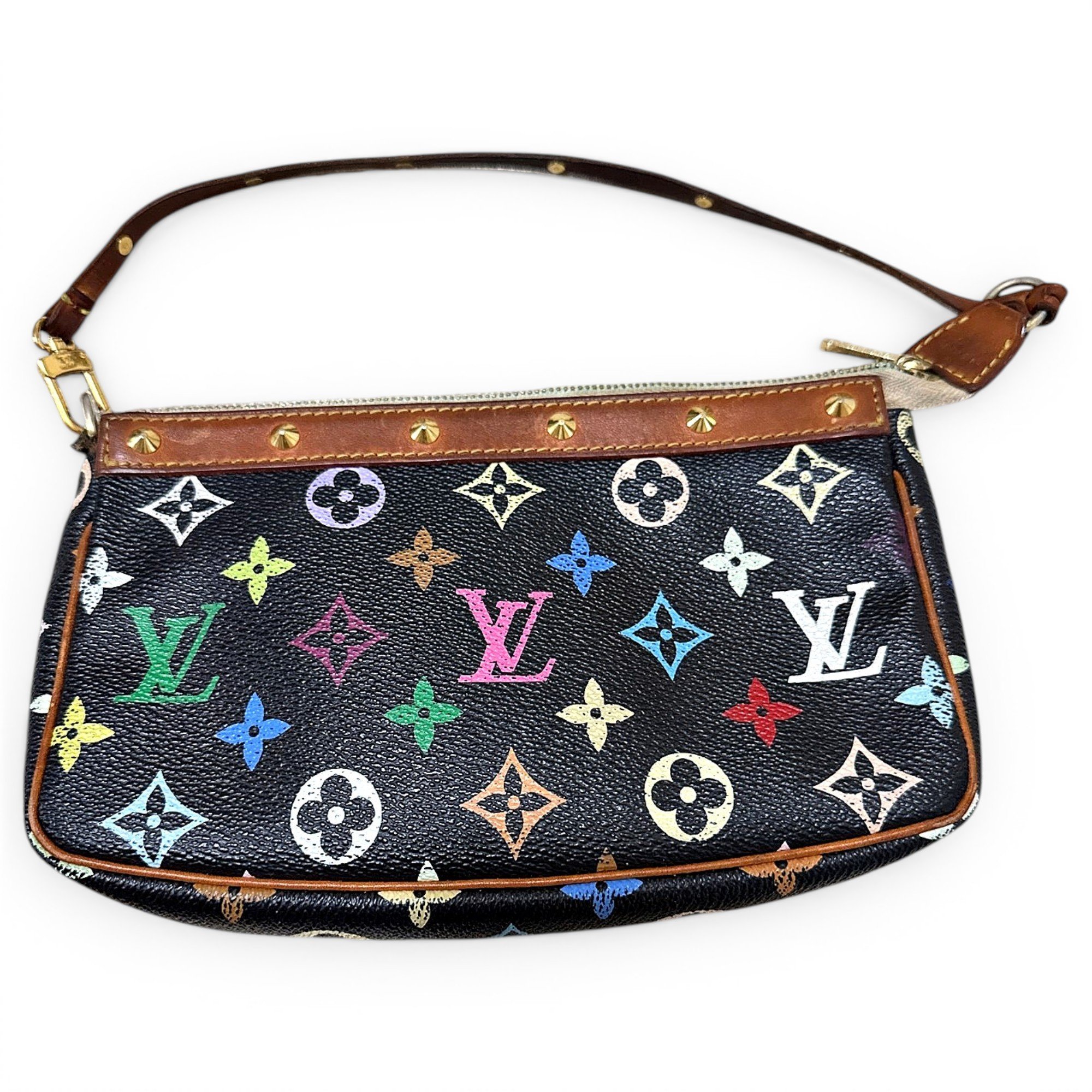 Pochette Accessoire leather handbag