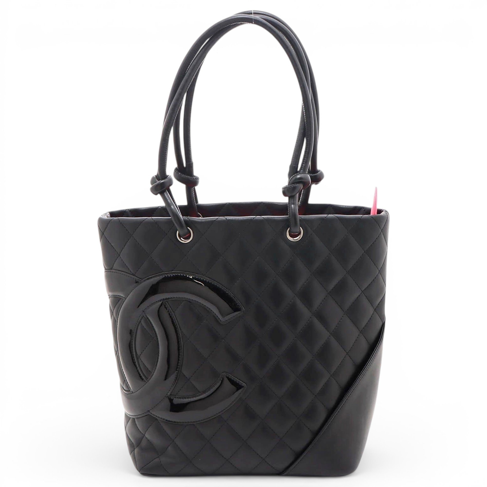 Cambon patent leather tote