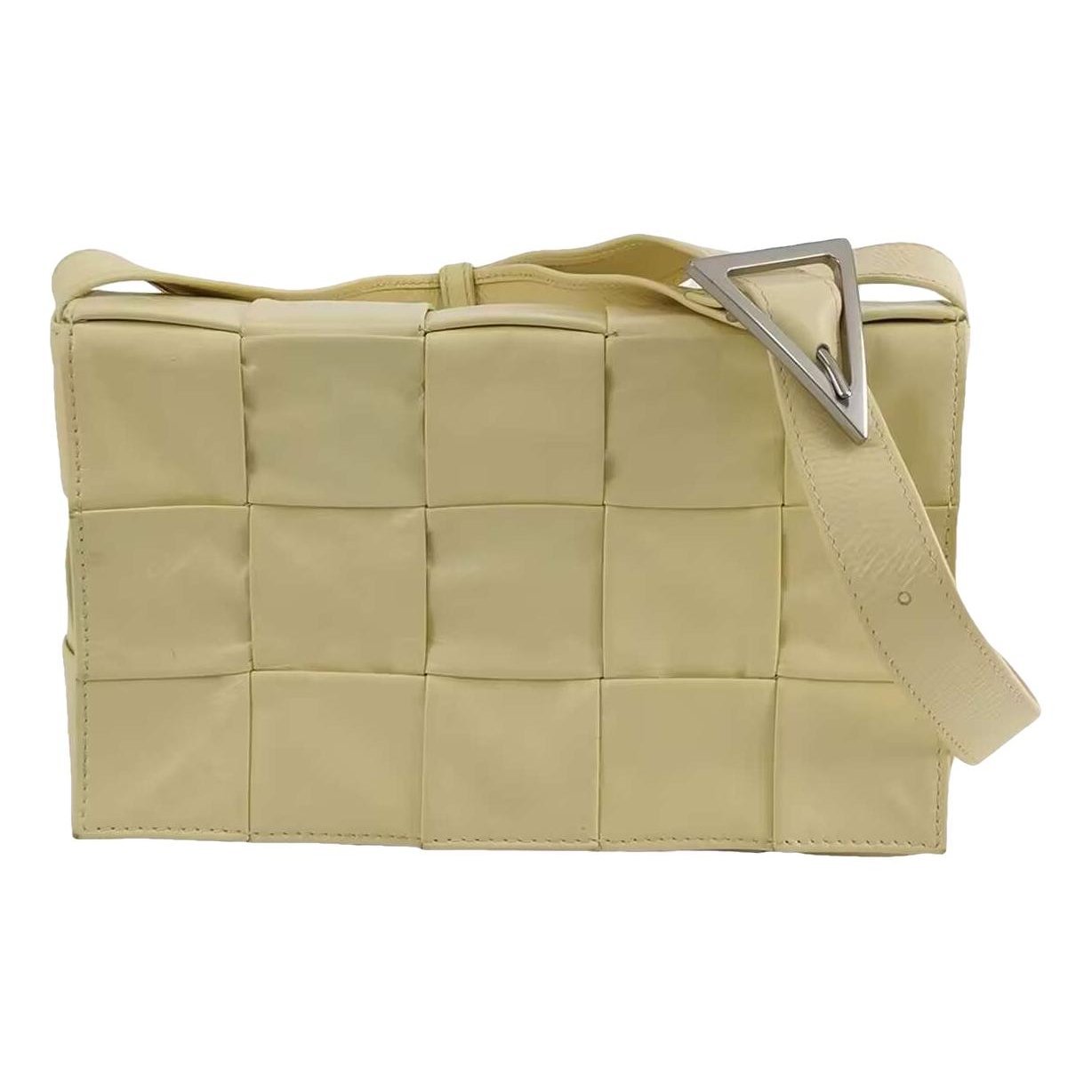 Cassette leather handbag