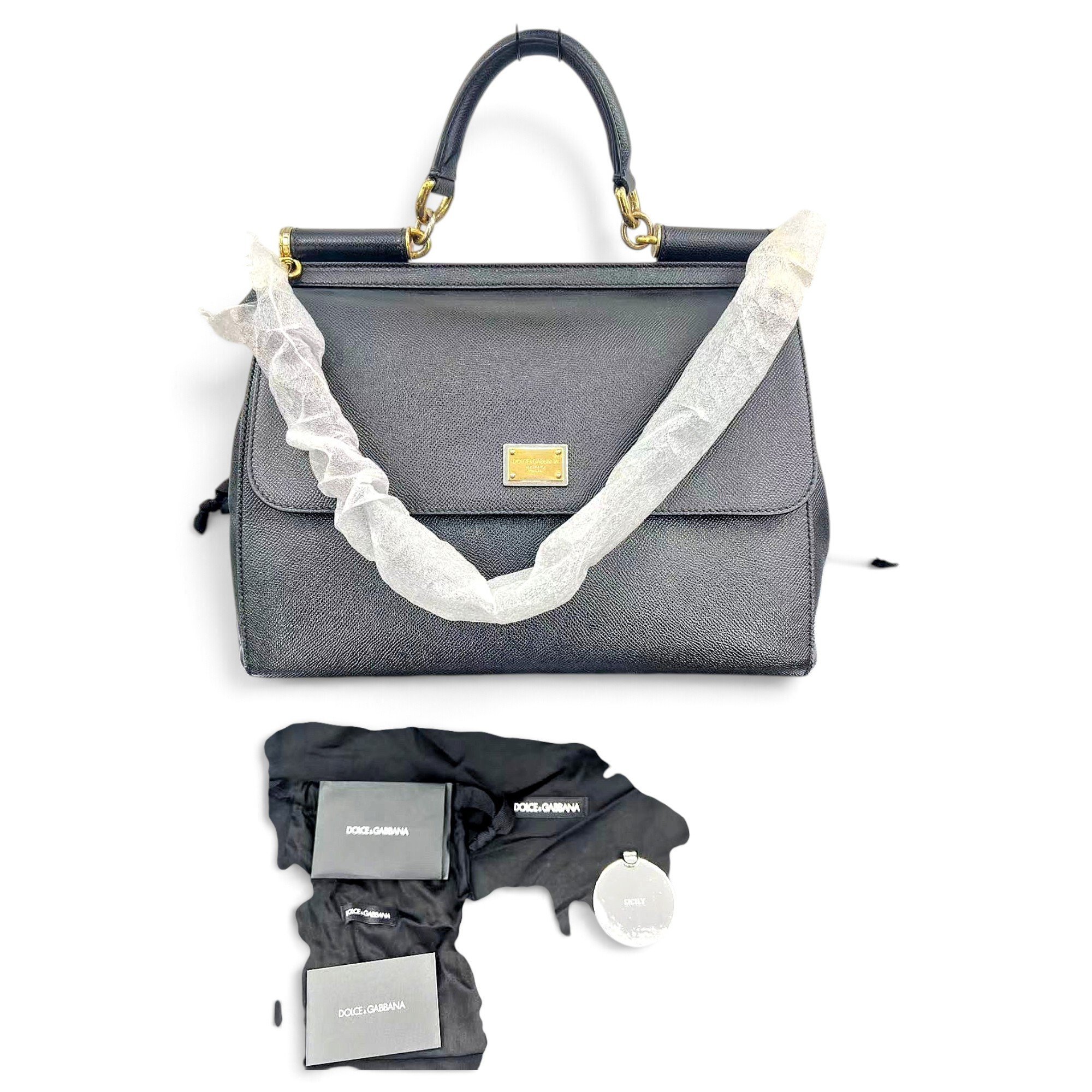 Sicily leather tote