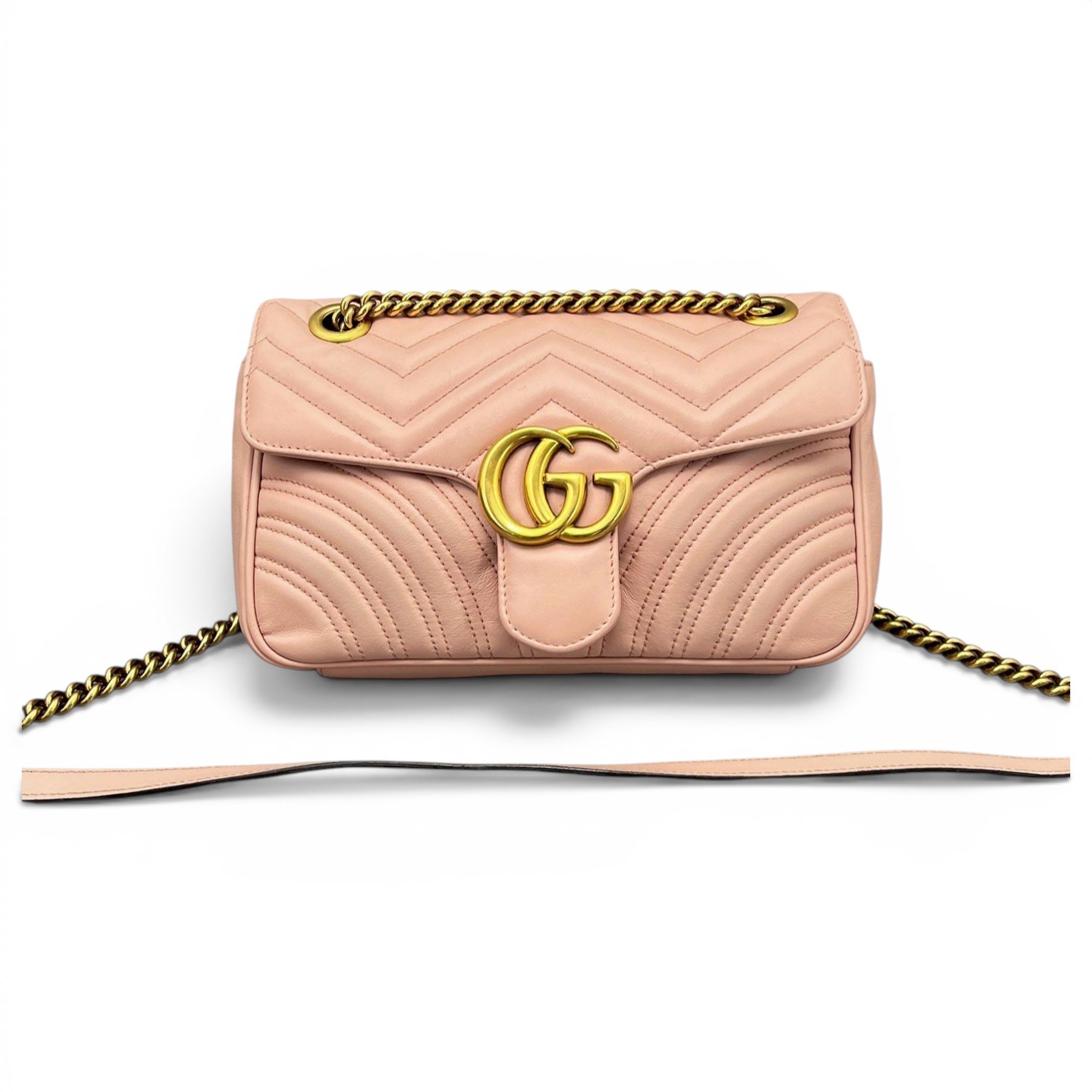 GG Marmont Flap leather crossbody bag