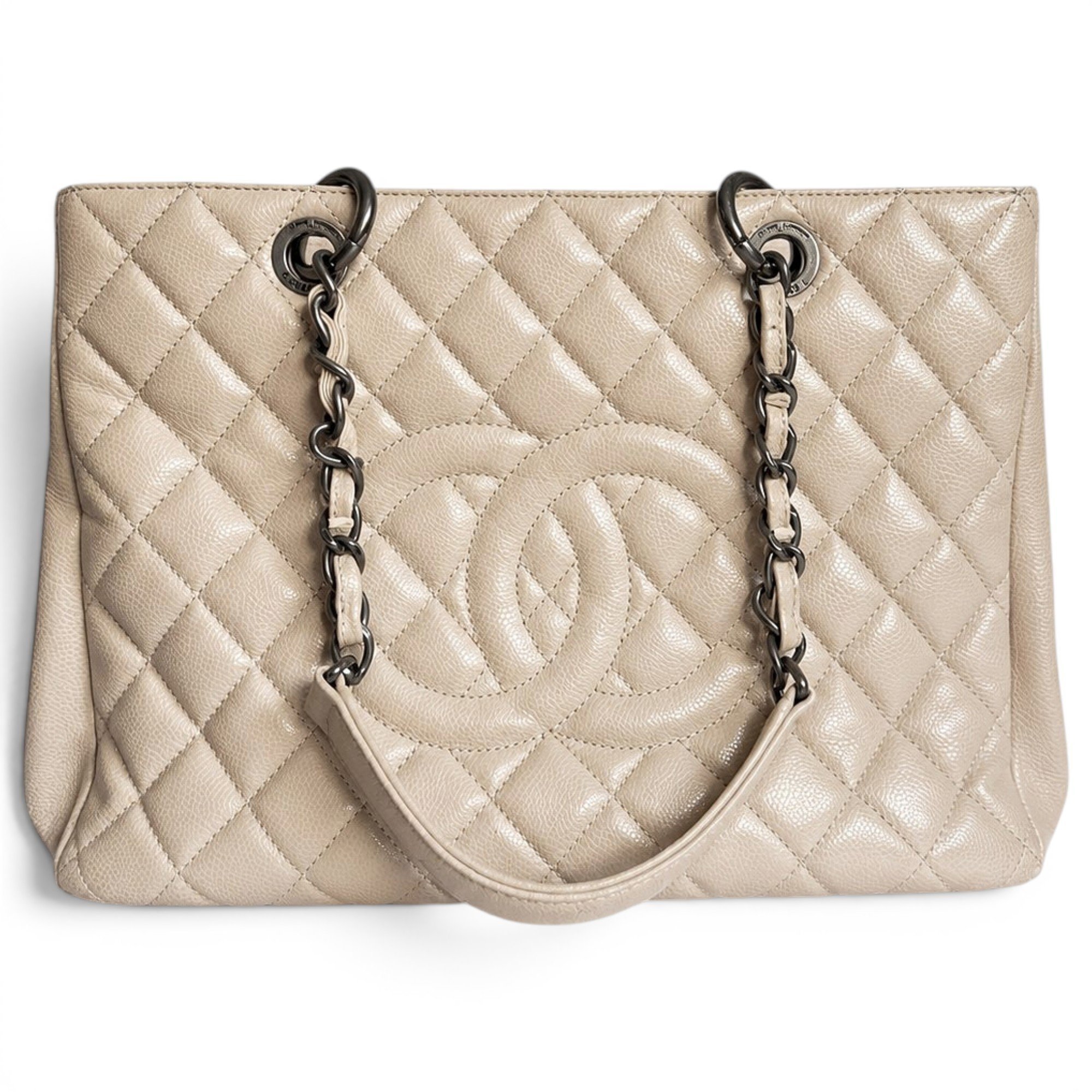 Grand shopping leather tote