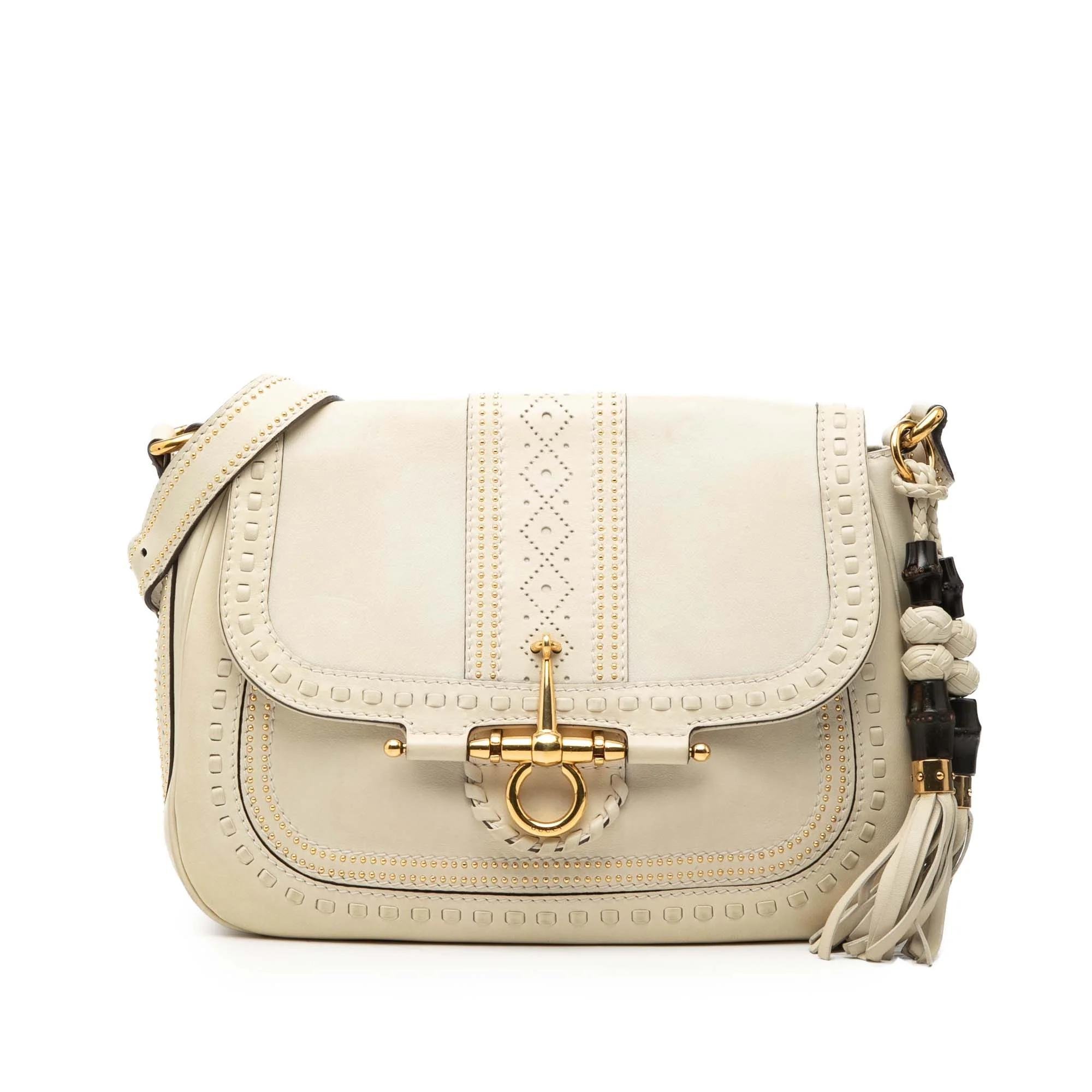 Snaffle Bit leather handbag
