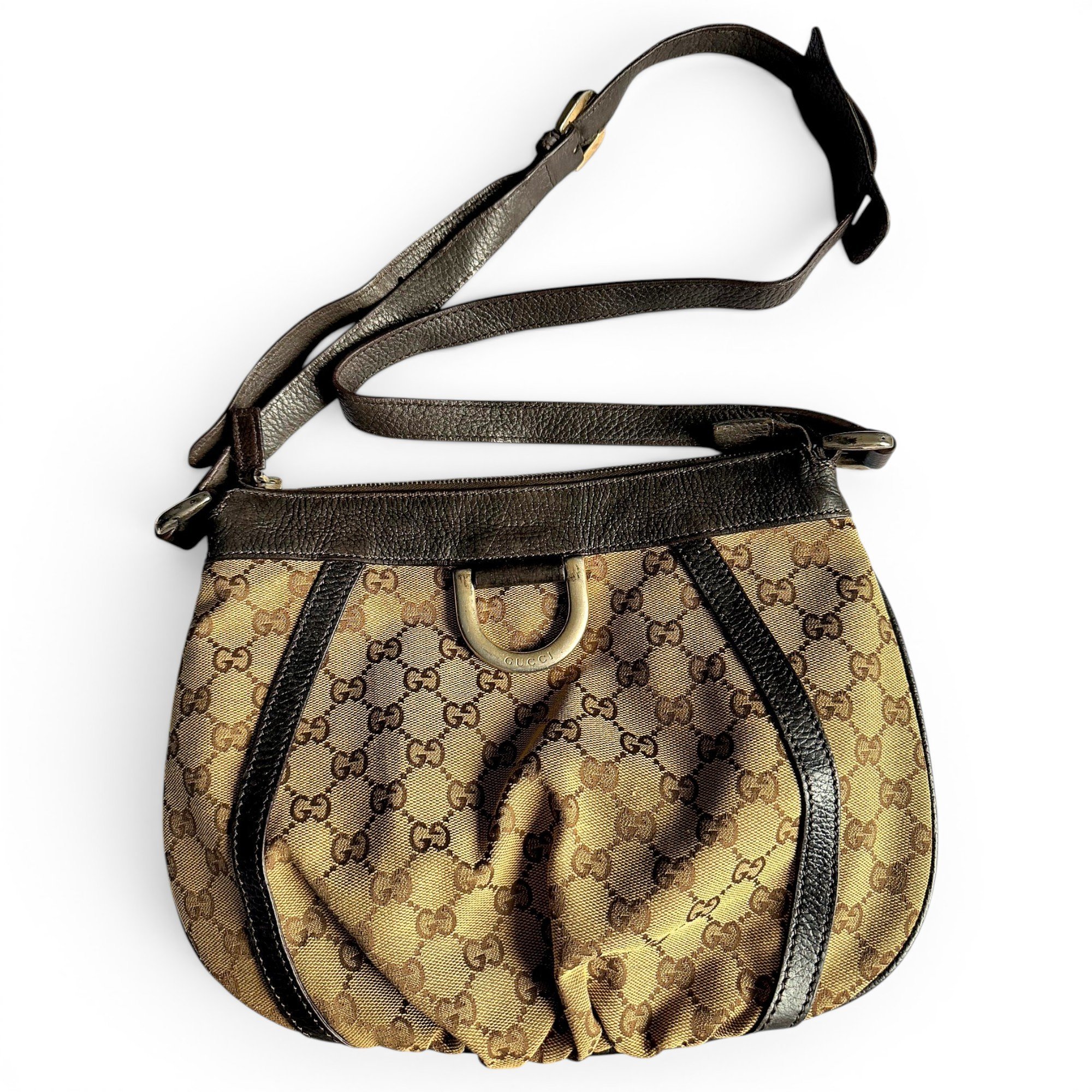 D-Ring leather handbag