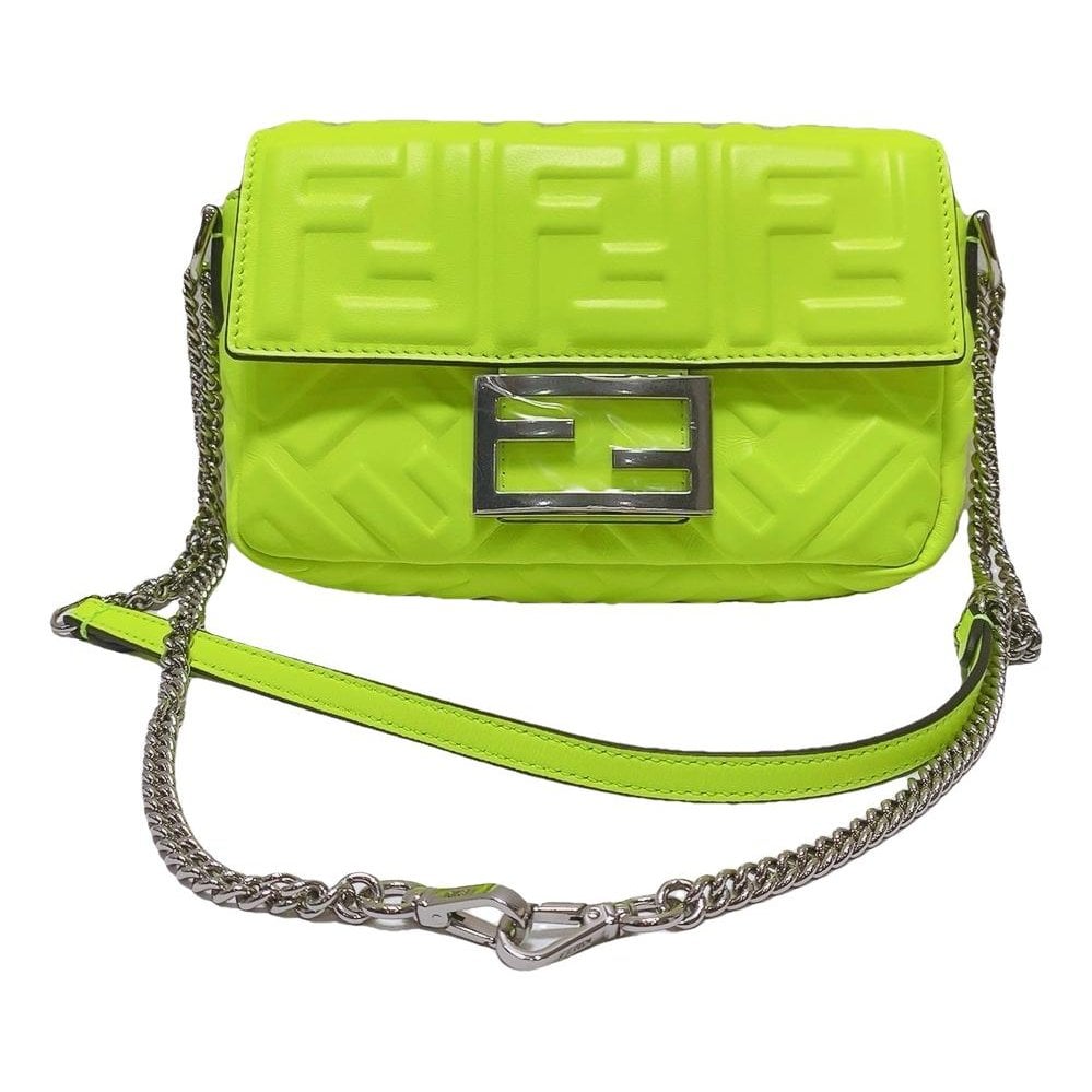 Baguette leather handbag