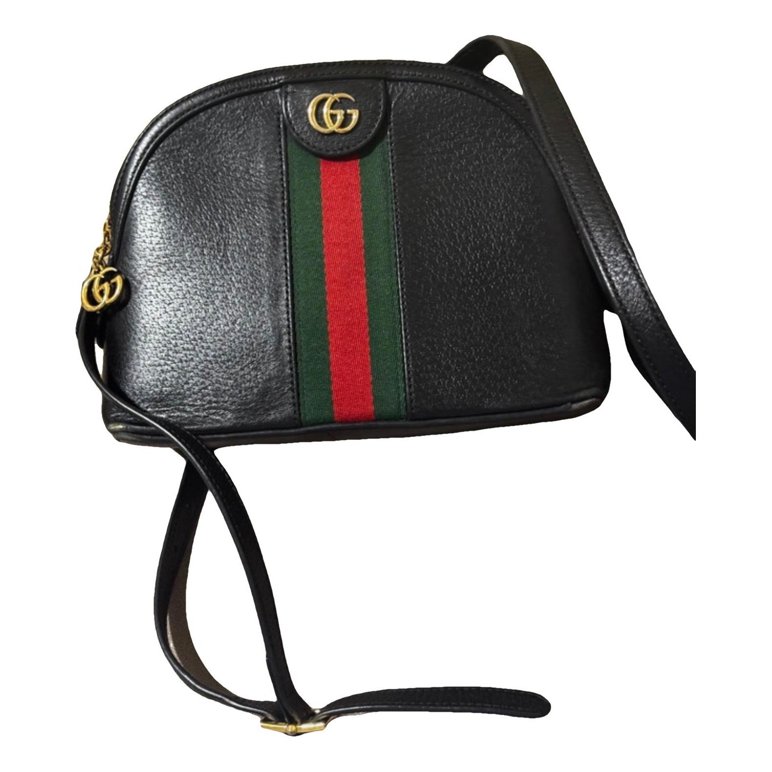 Ophidia Dome leather handbag