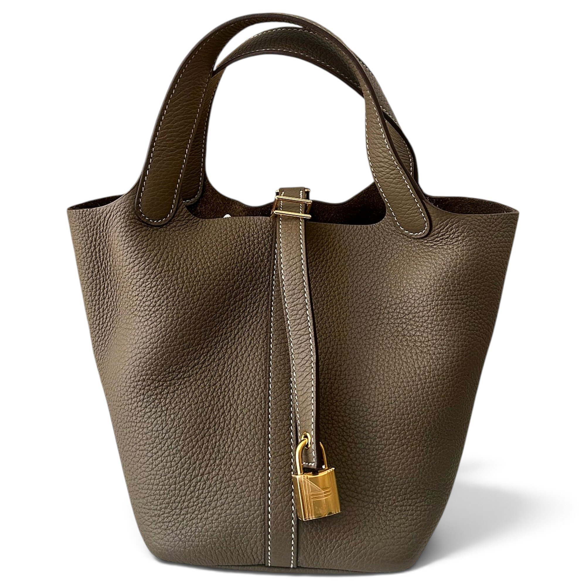 Hermes Picotin 18 Handbag Étoupe