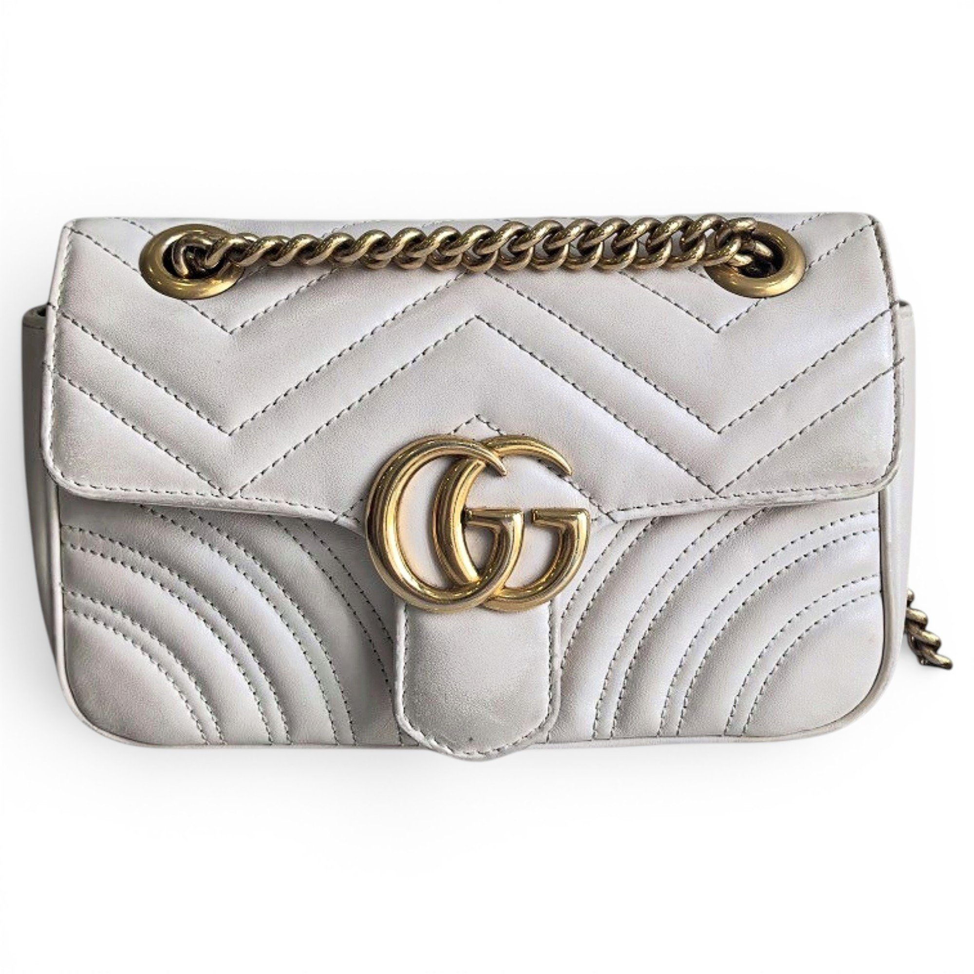 GG Marmont Flap leather handbag