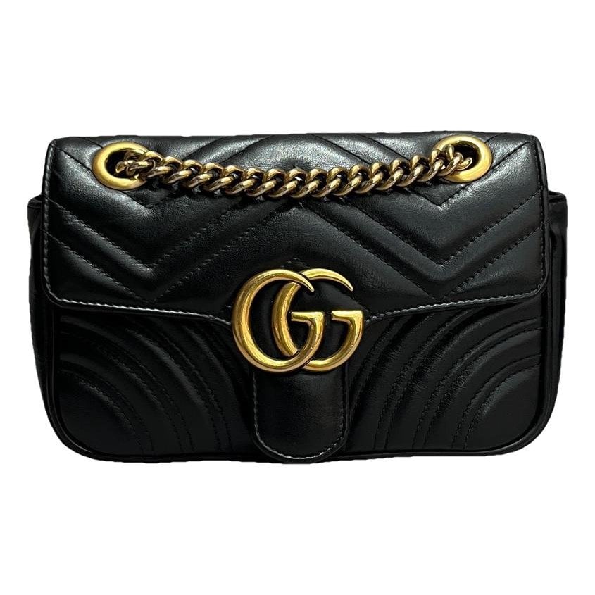 GG Marmont Flap leather handbag