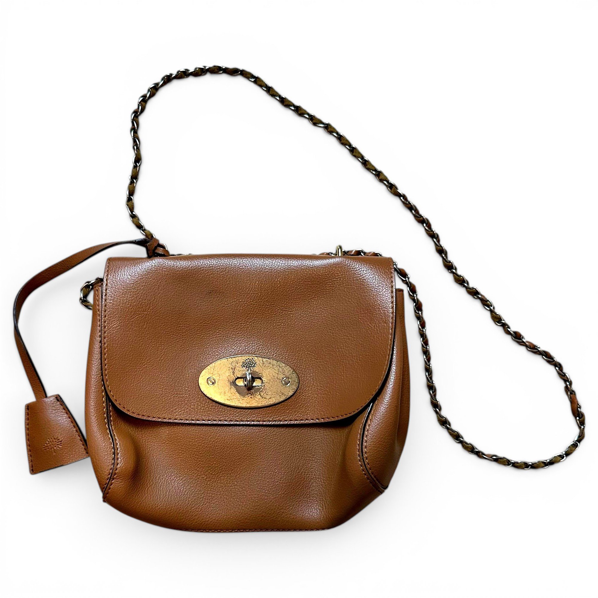 Lily leather handbag