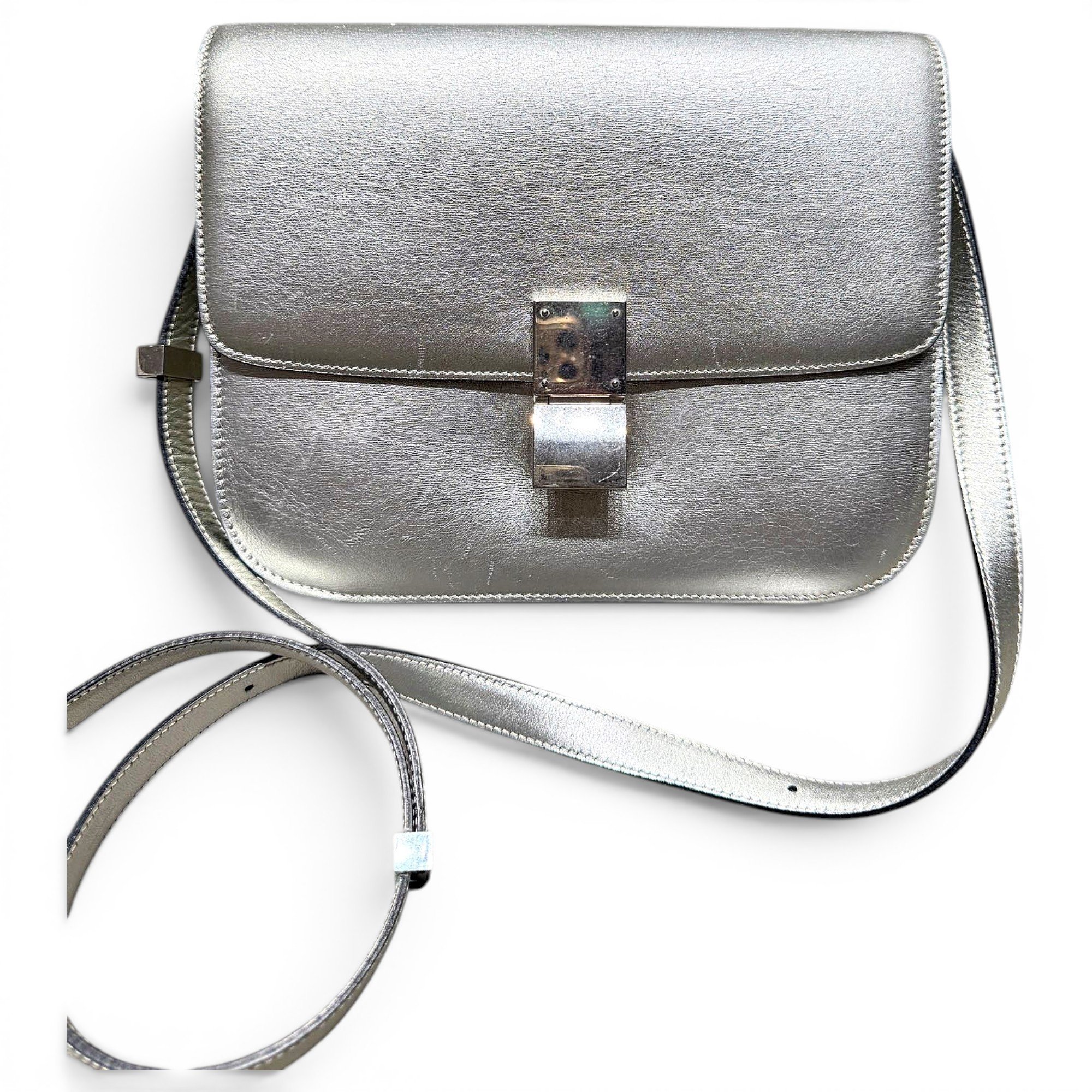 Classic leather handbag