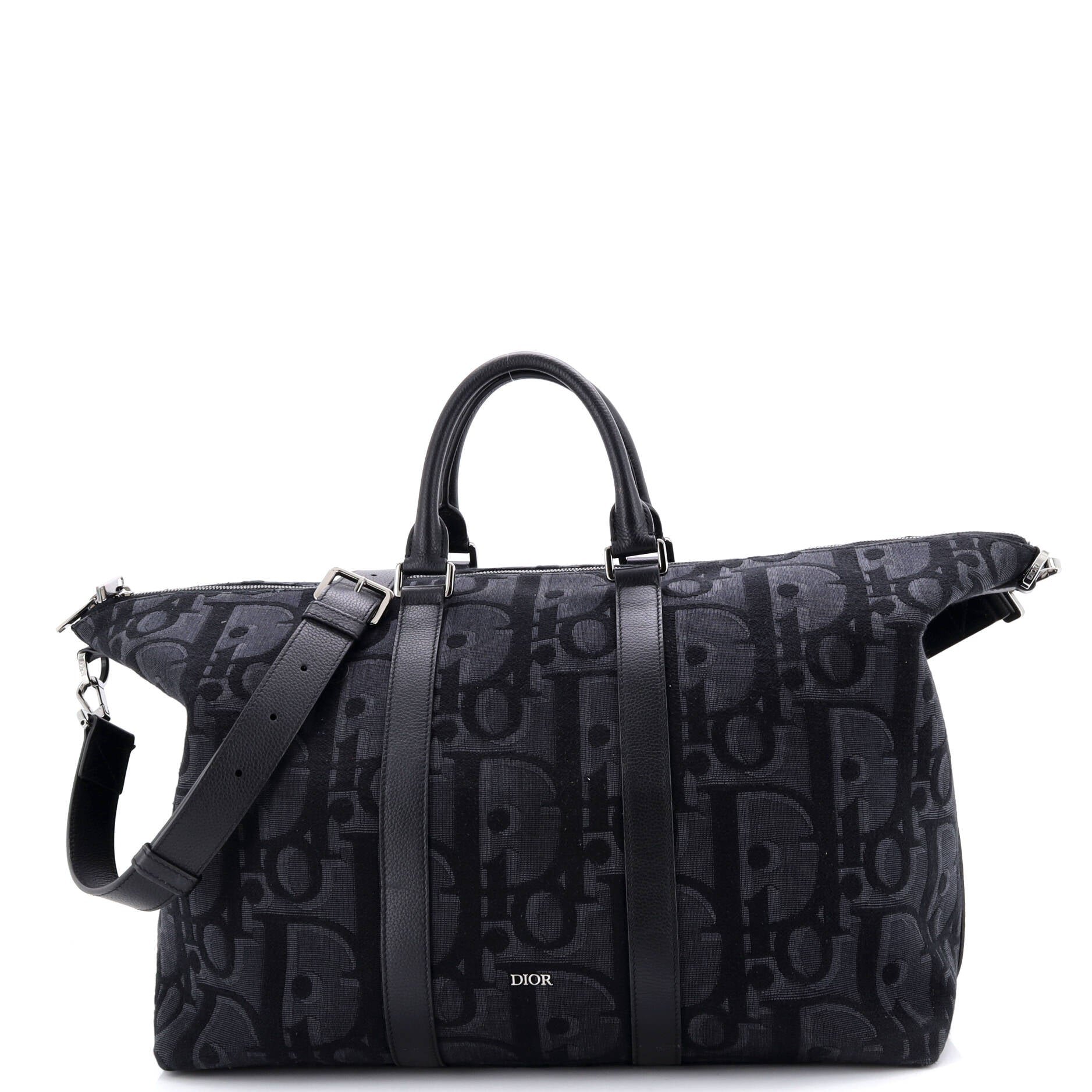 Dior Weekender Convertible Tote Oblique Jacquard 40