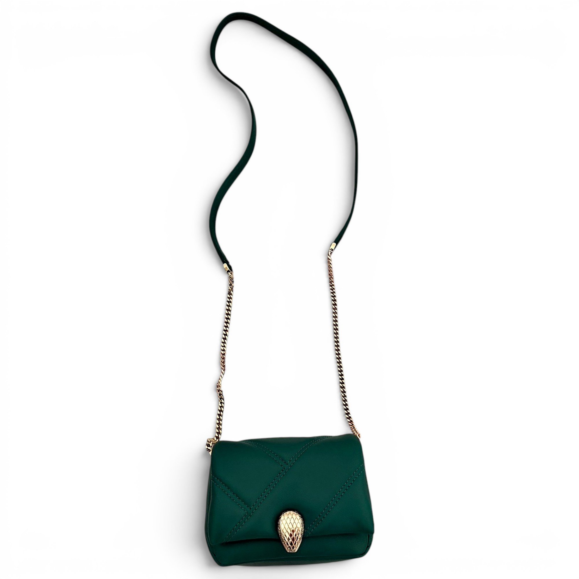 Bvlgari Serpenti leather crossbody bag