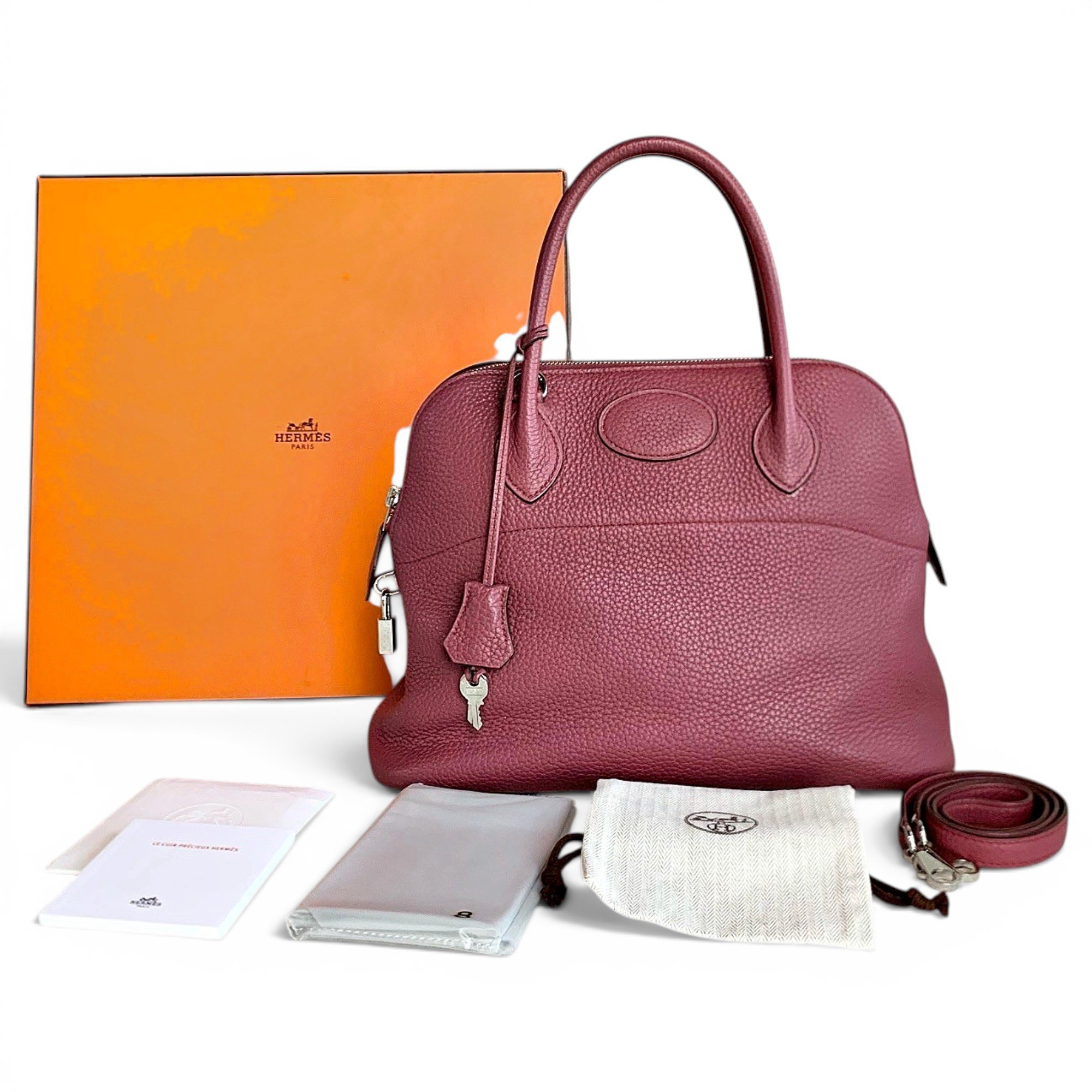 Bolide leather handbag