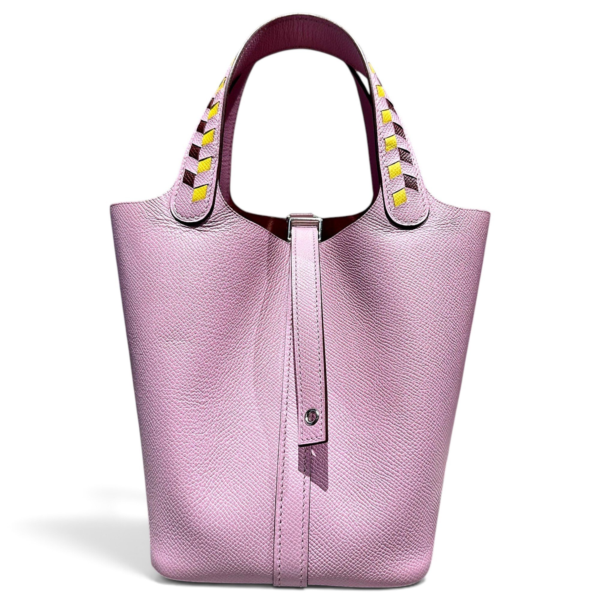 Picotin leather handbag