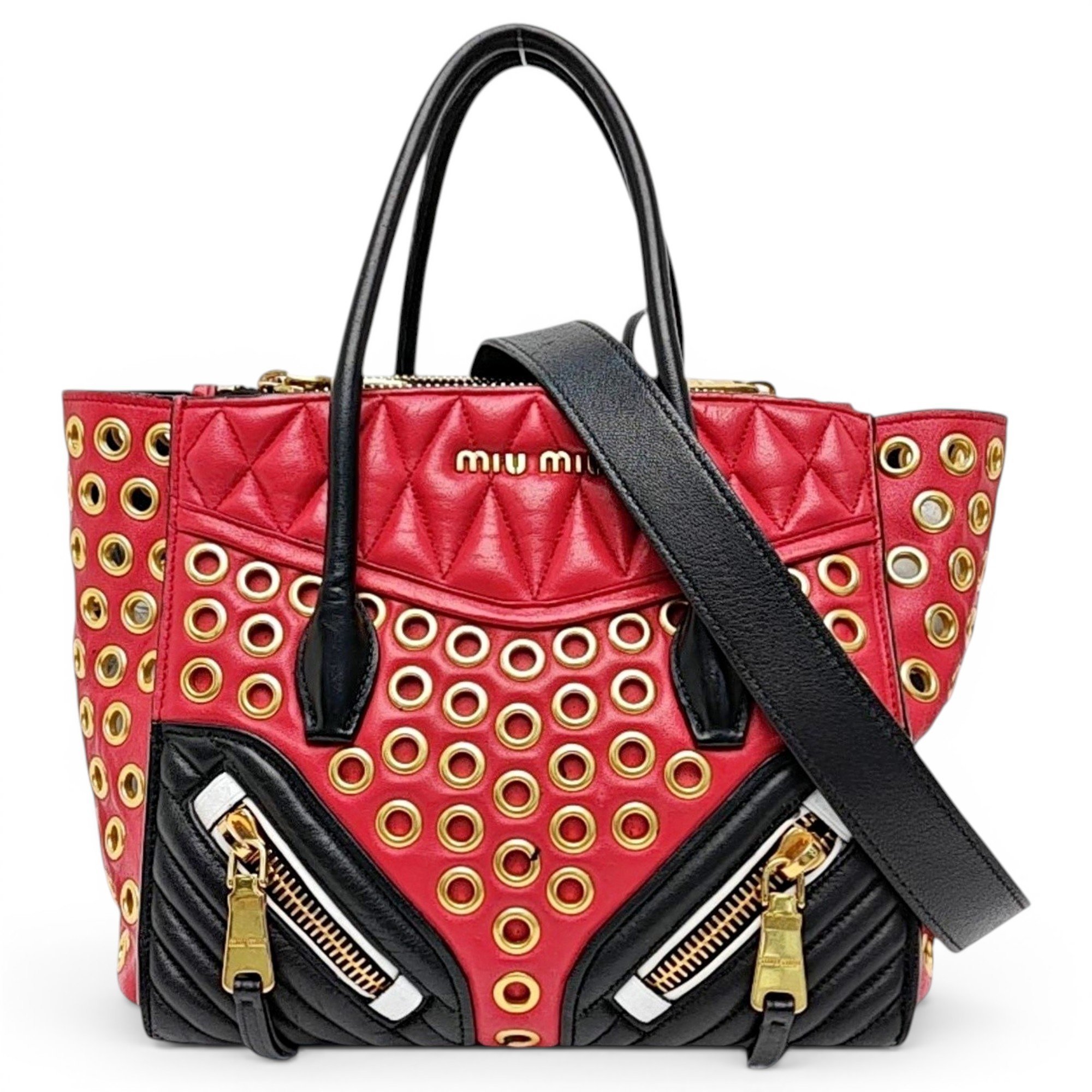 Leather handbag