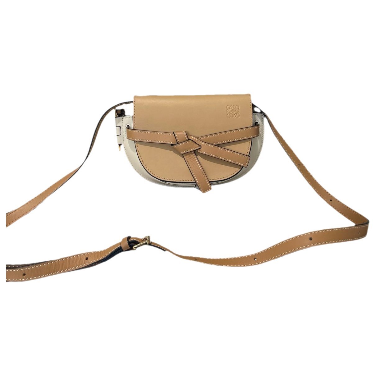 Gate leather crossbody bag