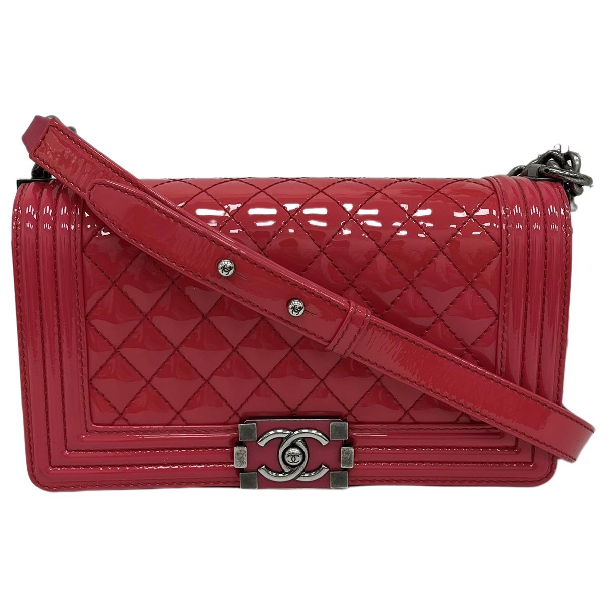 Boy patent leather handbag