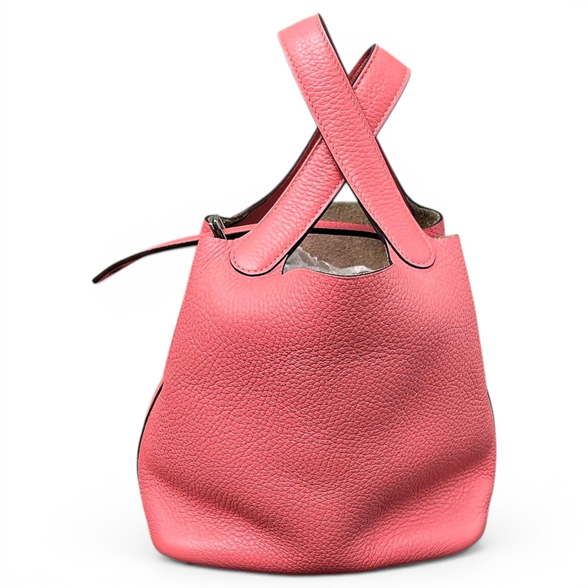 Picotin leather handbag