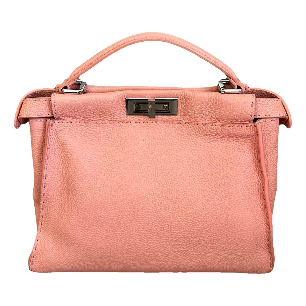 Peekaboo leather handbag