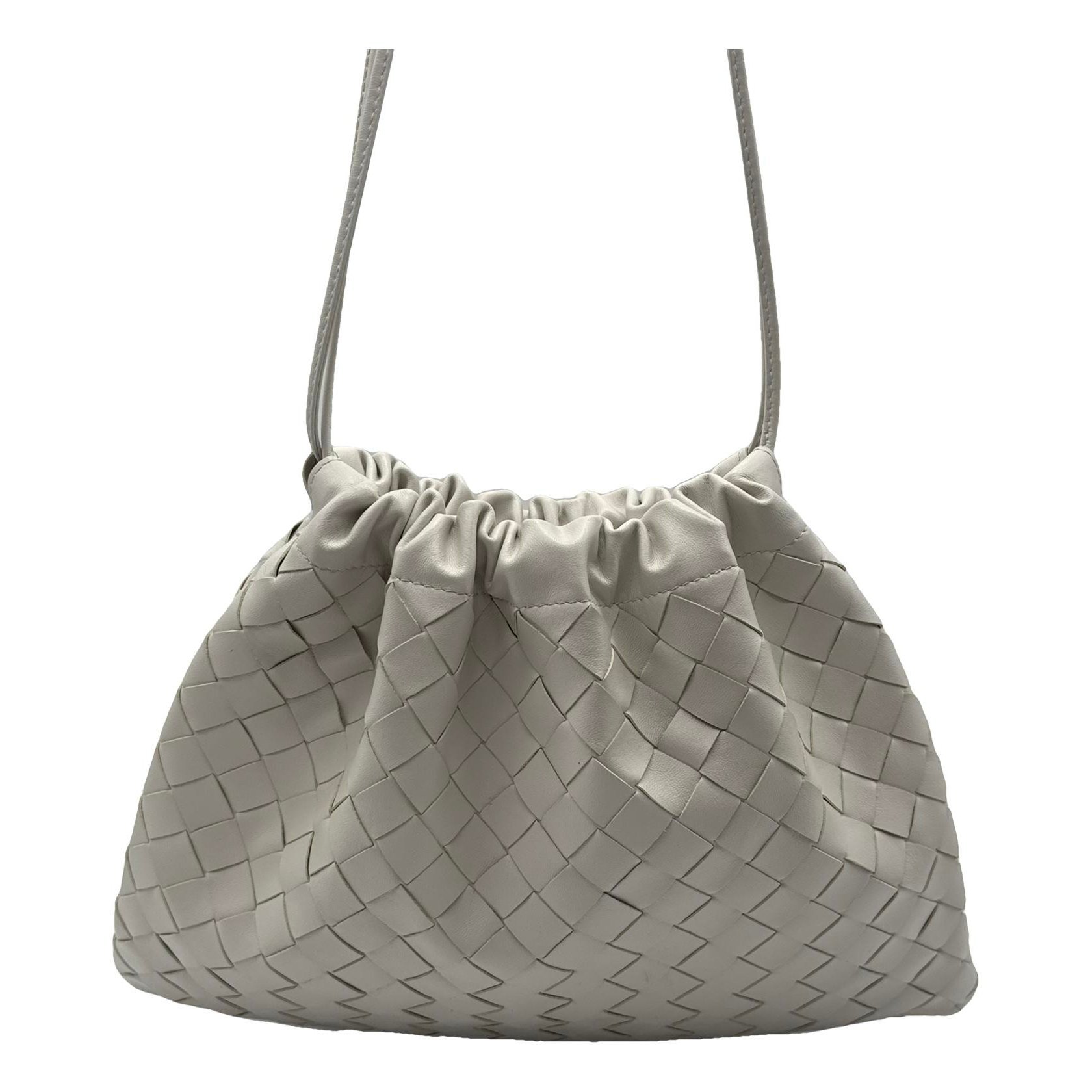 Pouch leather handbag