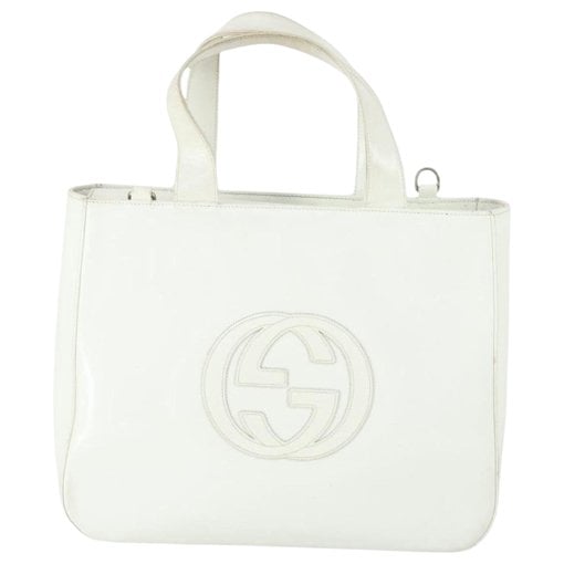 Patent leather handbag