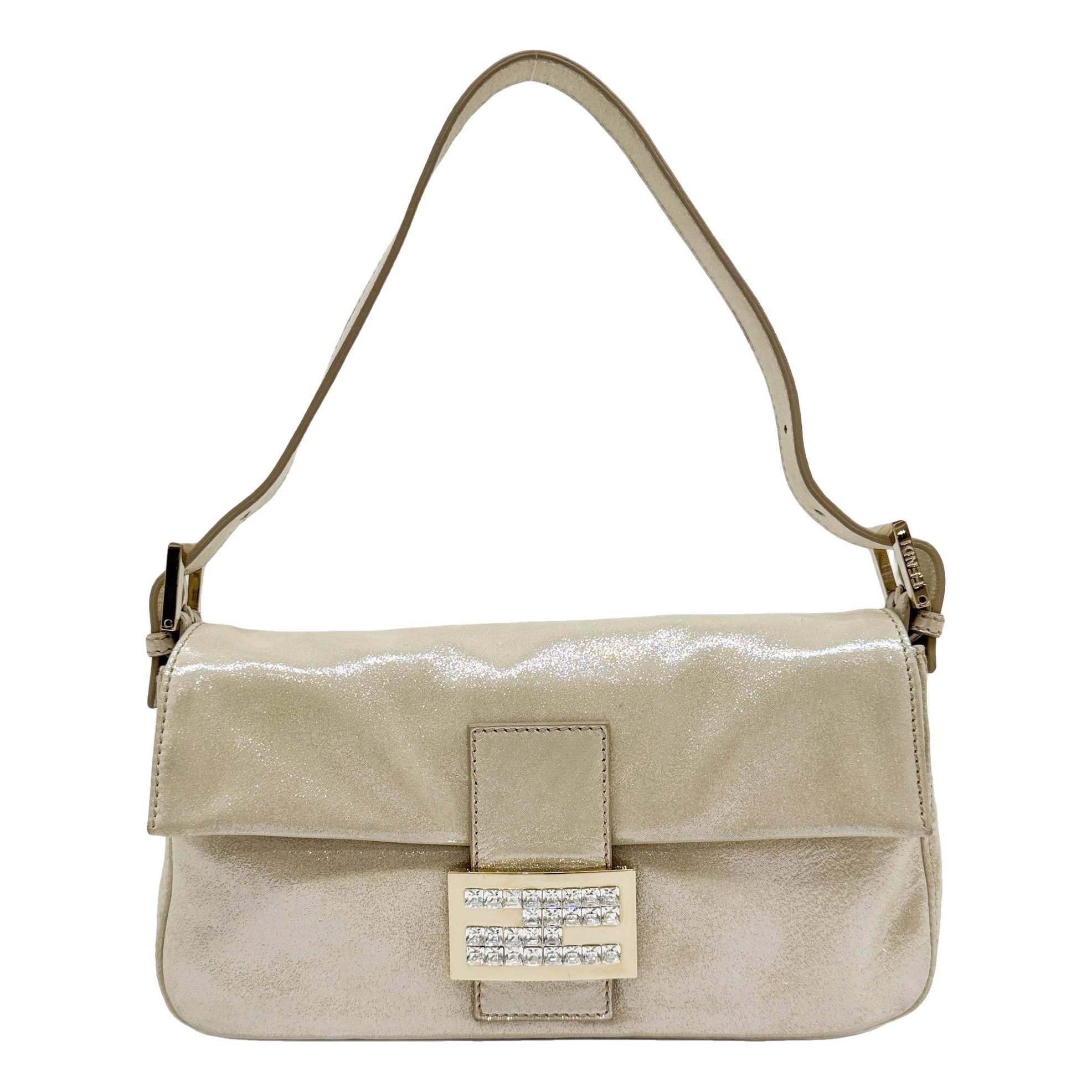 Baguette leather handbag