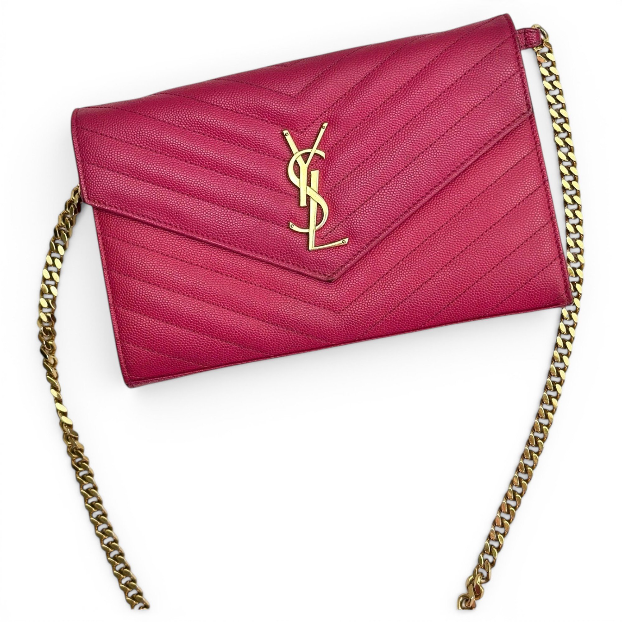 Portefeuille enveloppe leather handbag