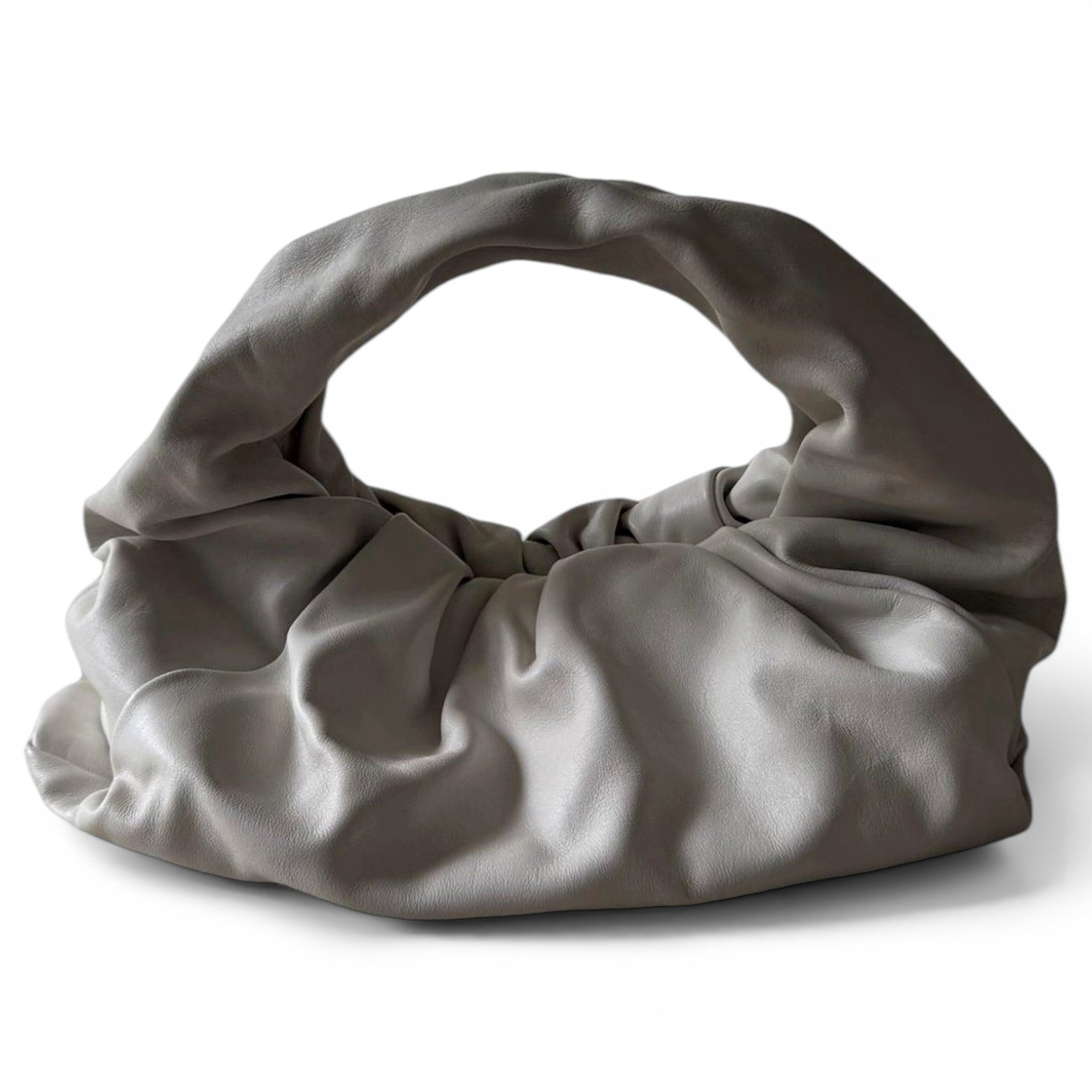 Pouch leather handbag