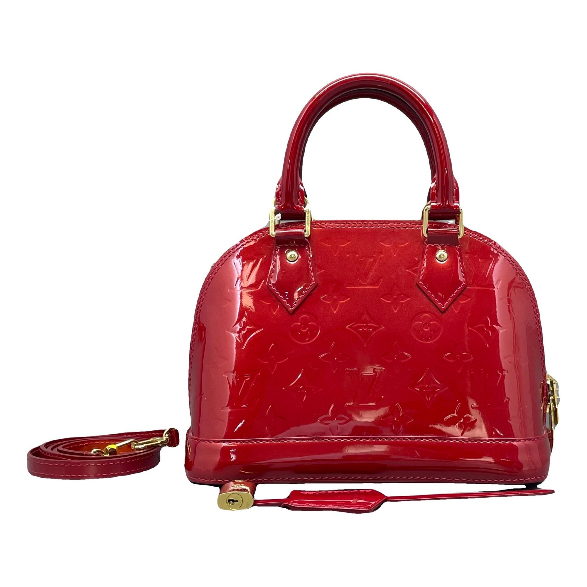 Alma BB patent leather handbag