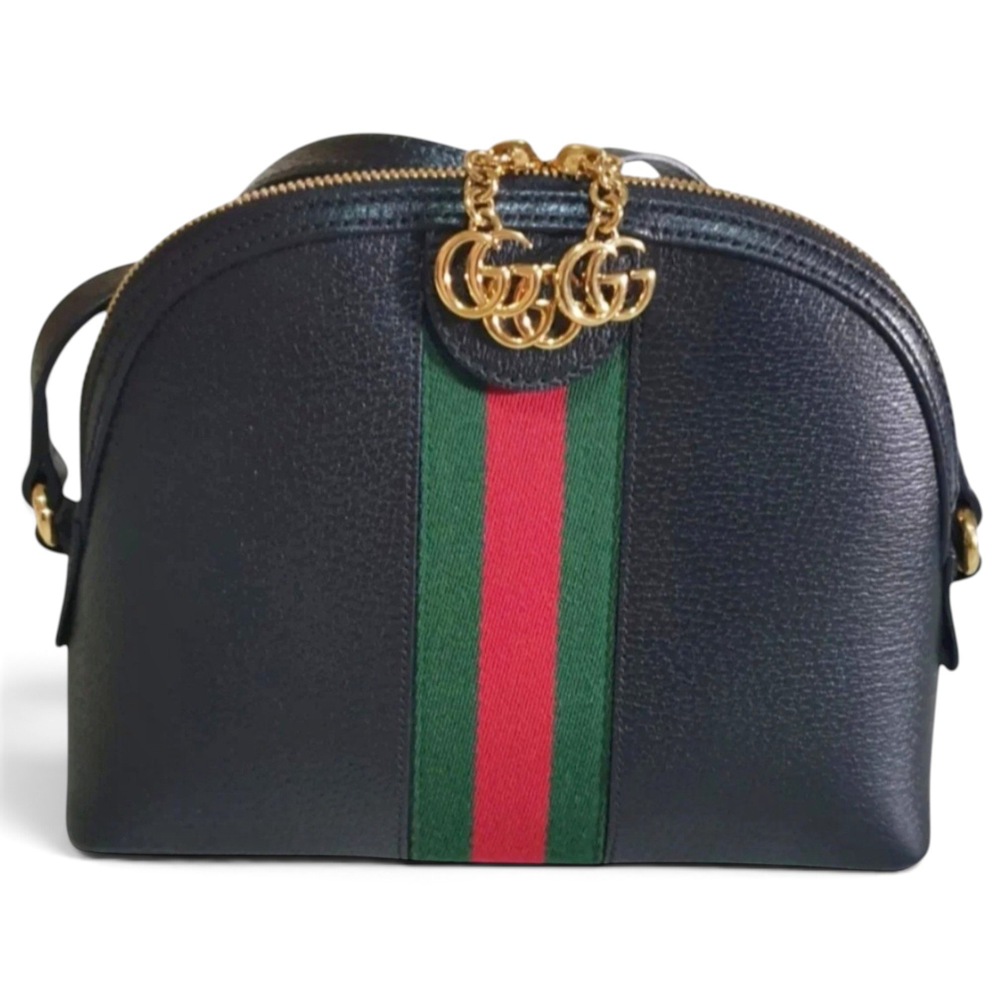 Ophidia Dome leather handbag