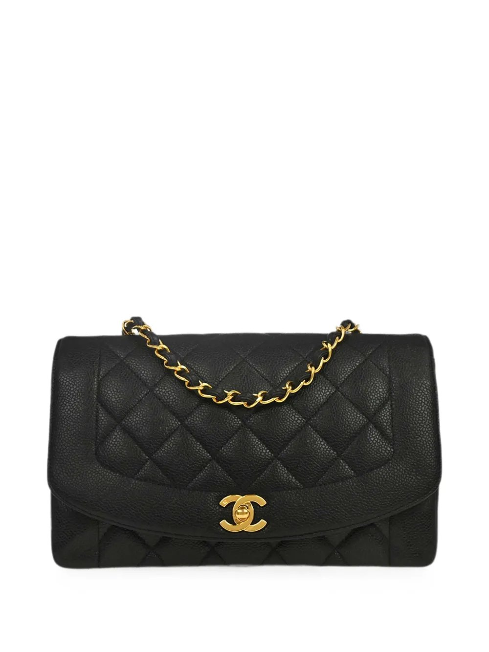 1992 Diana quilted shoulder bag