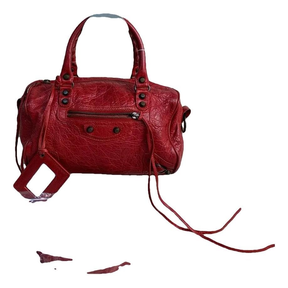 Town leather crossbody bag