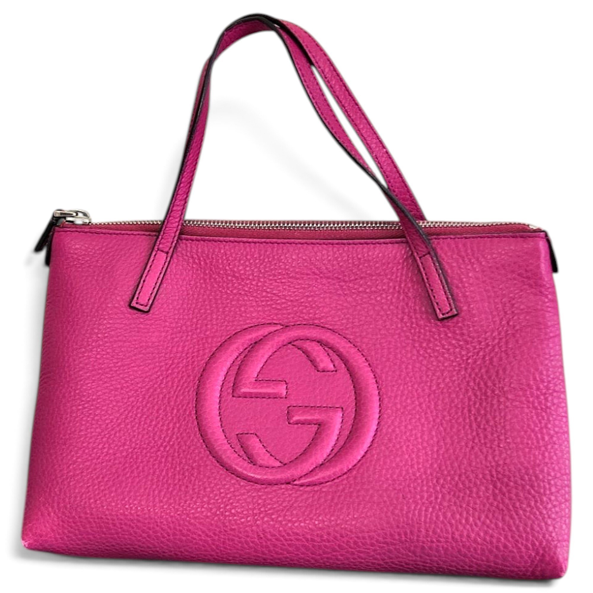Soho Top Handle leather handbag