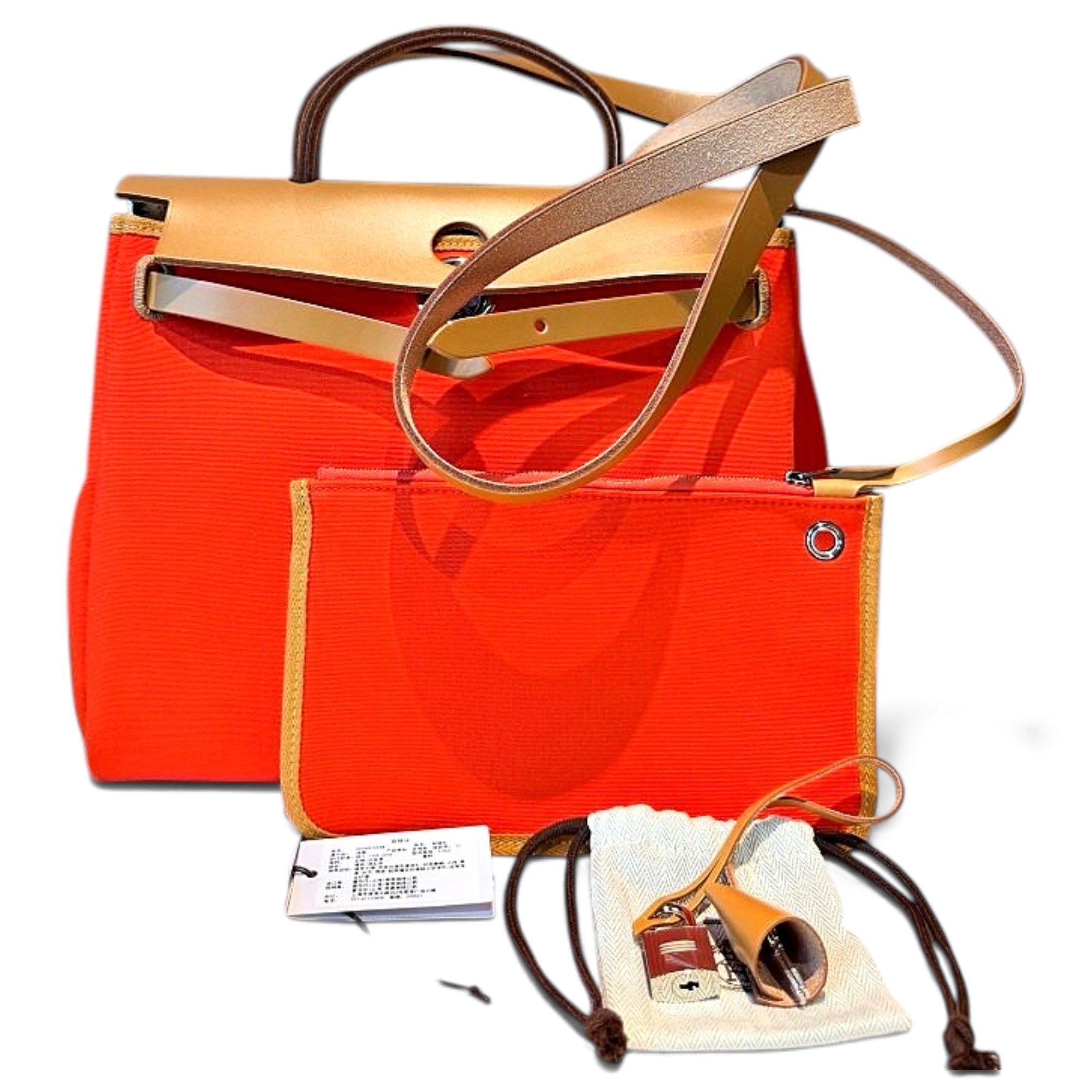Herbag leather crossbody bag