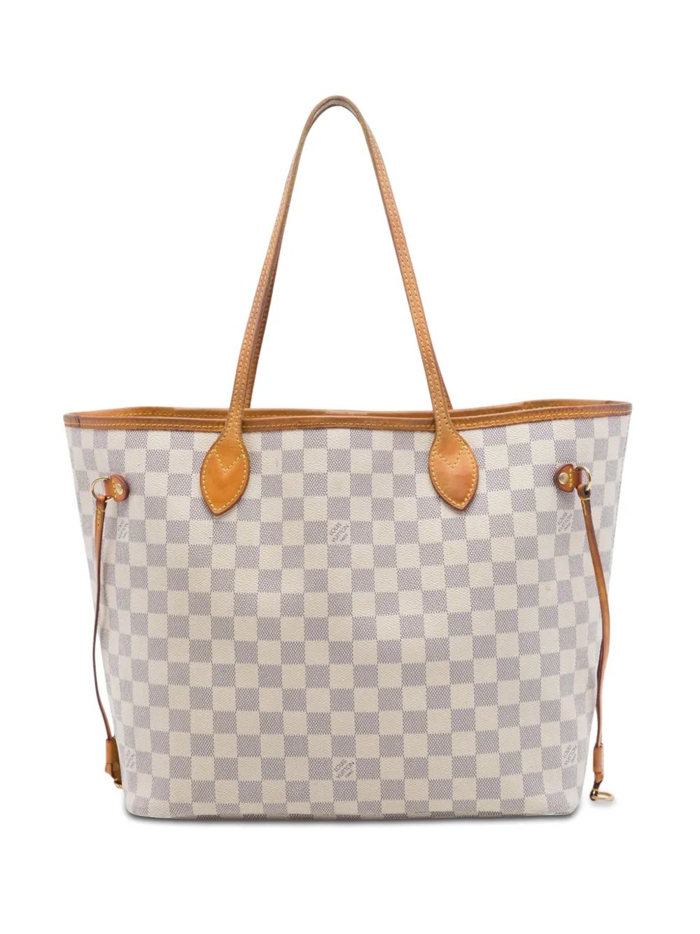2012 Damier Azur Neverfull MM tote bag