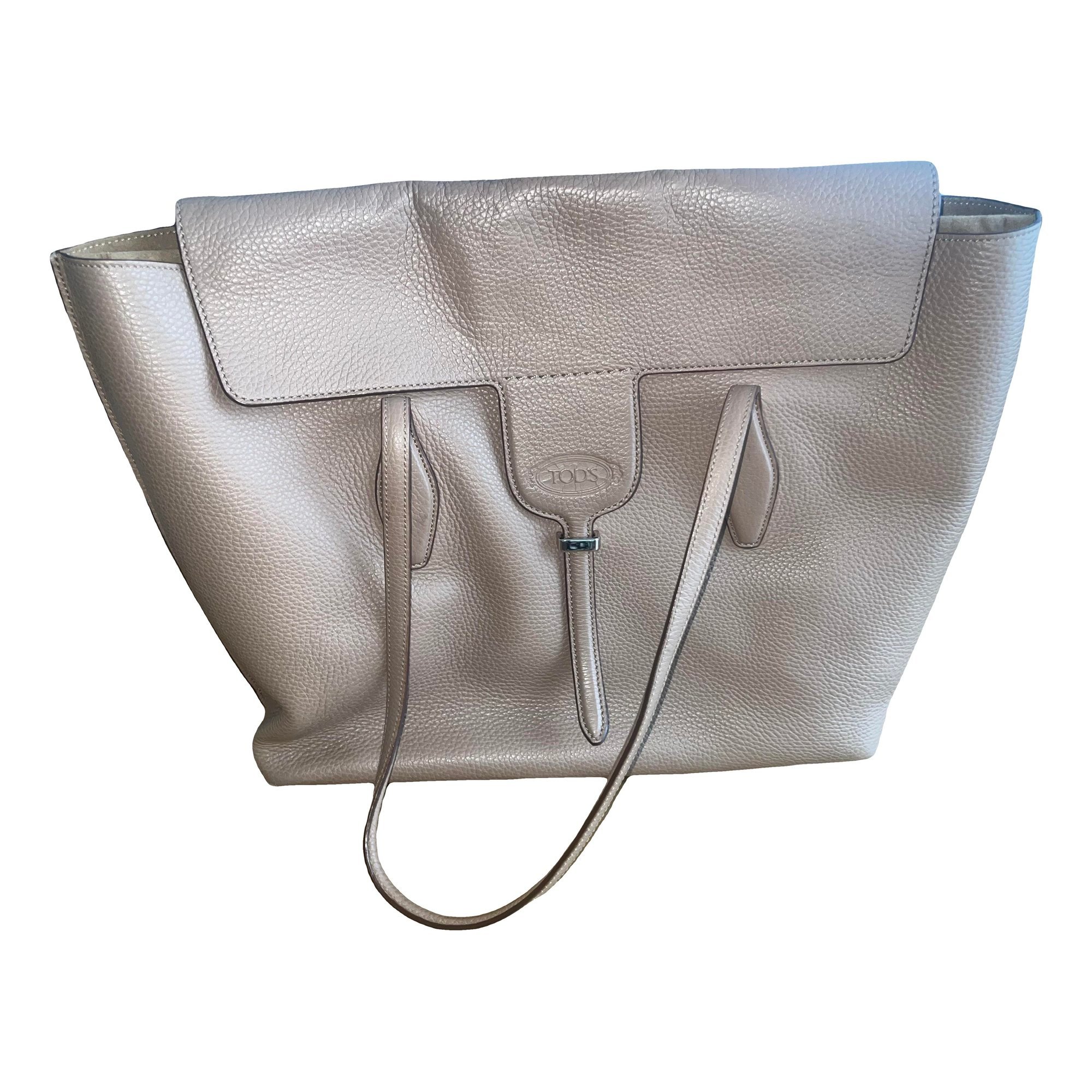 Leather tote
