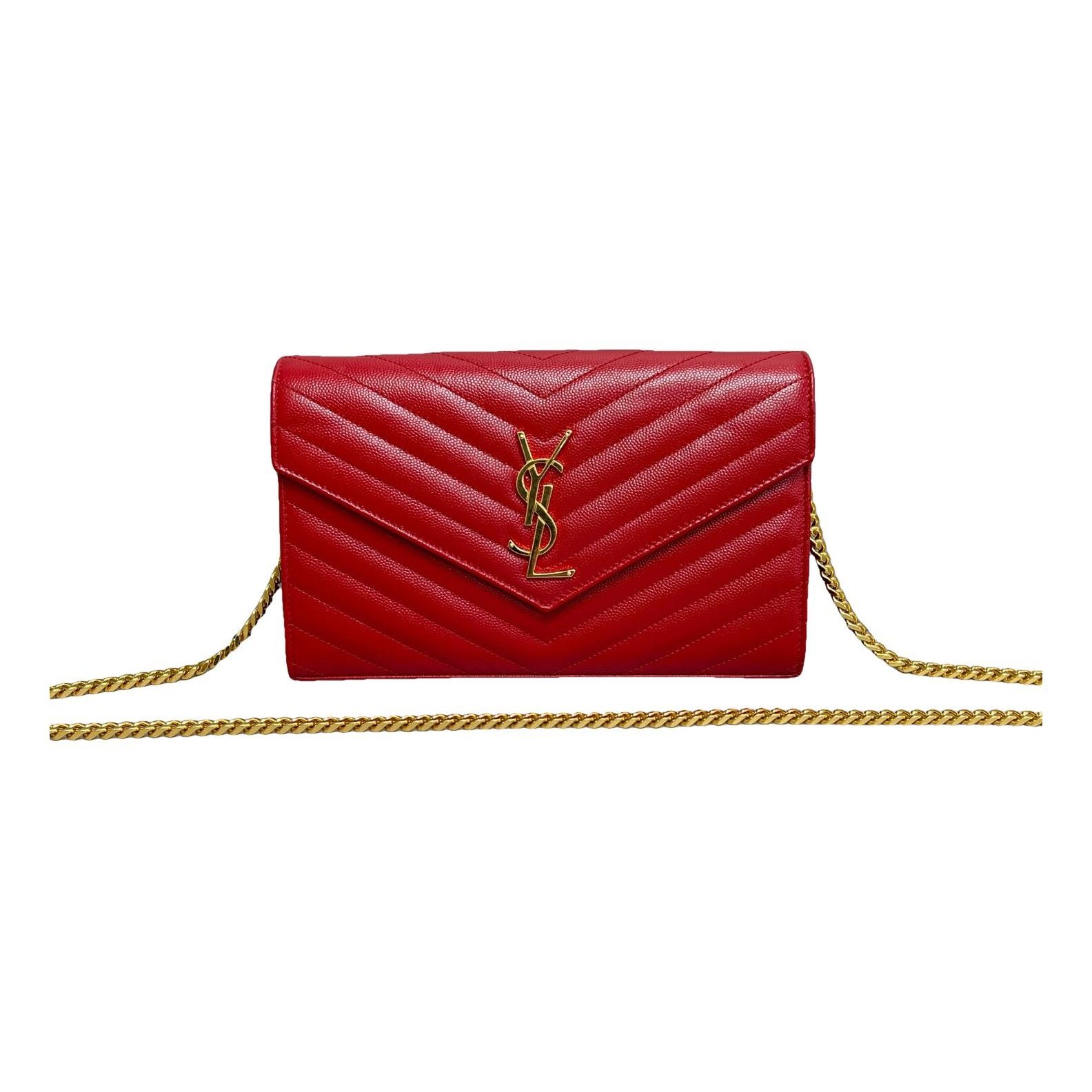 Portefeuille enveloppe leather handbag