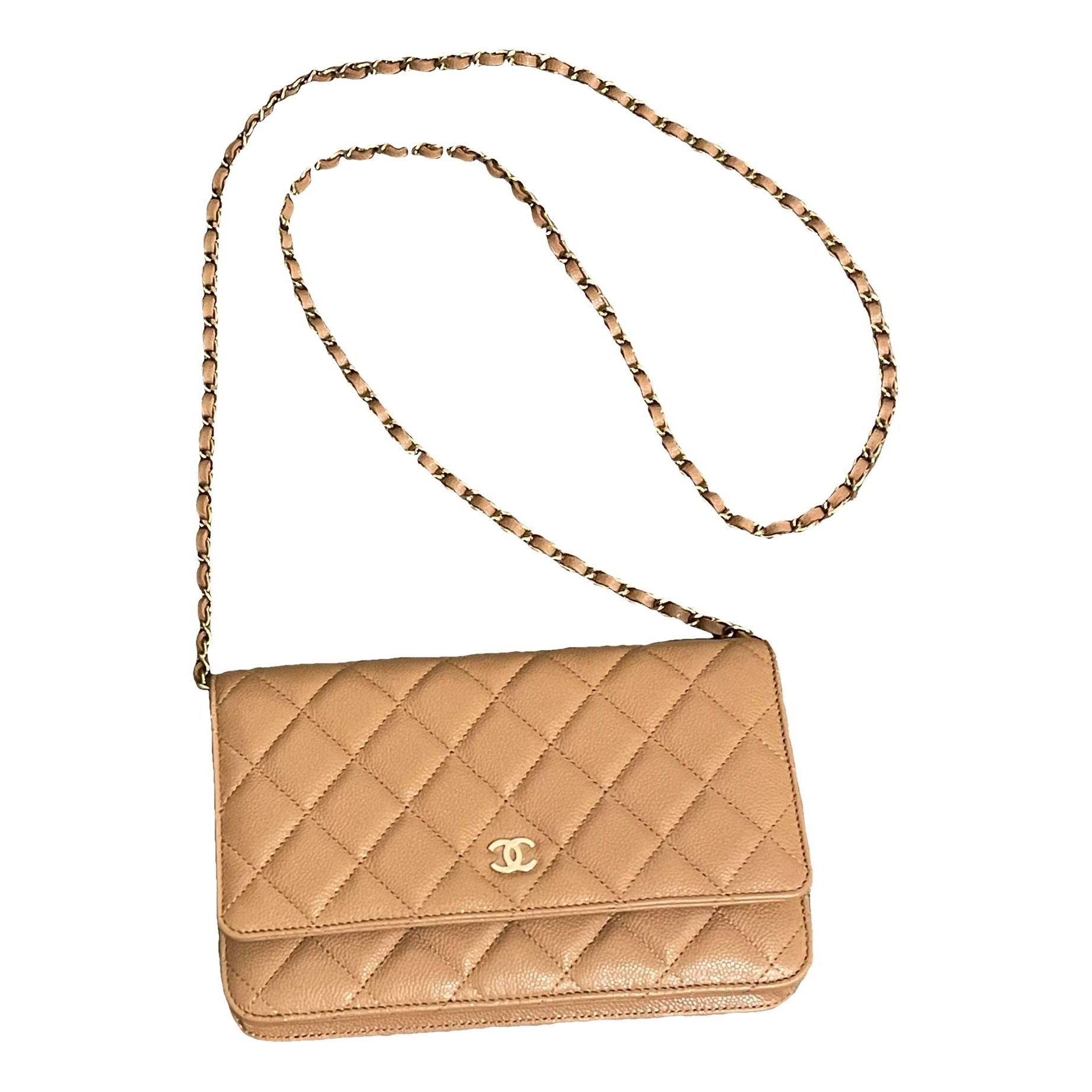 Wallet On Chain Timeless/Classique leather crossbody bag