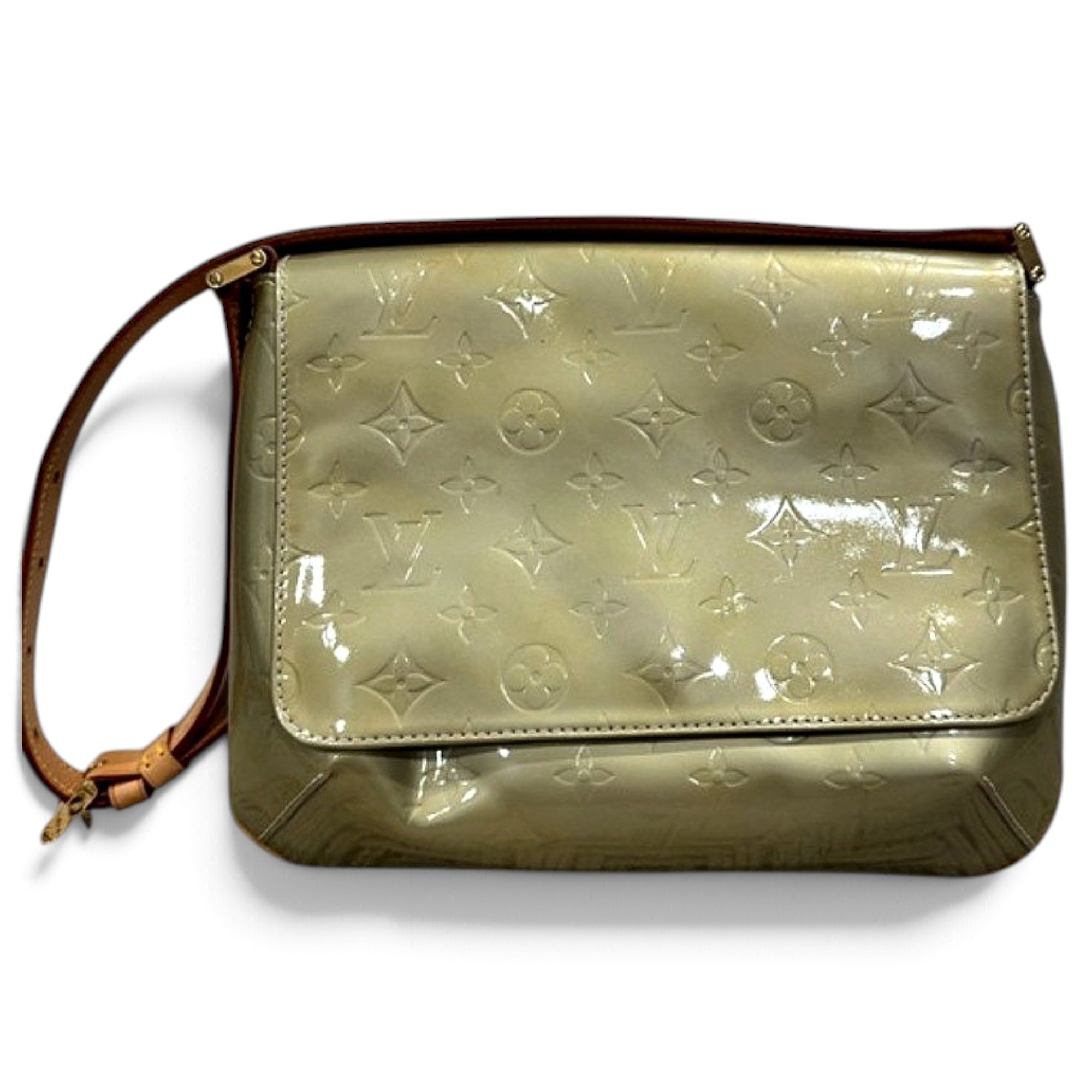Thompson patent leather handbag
