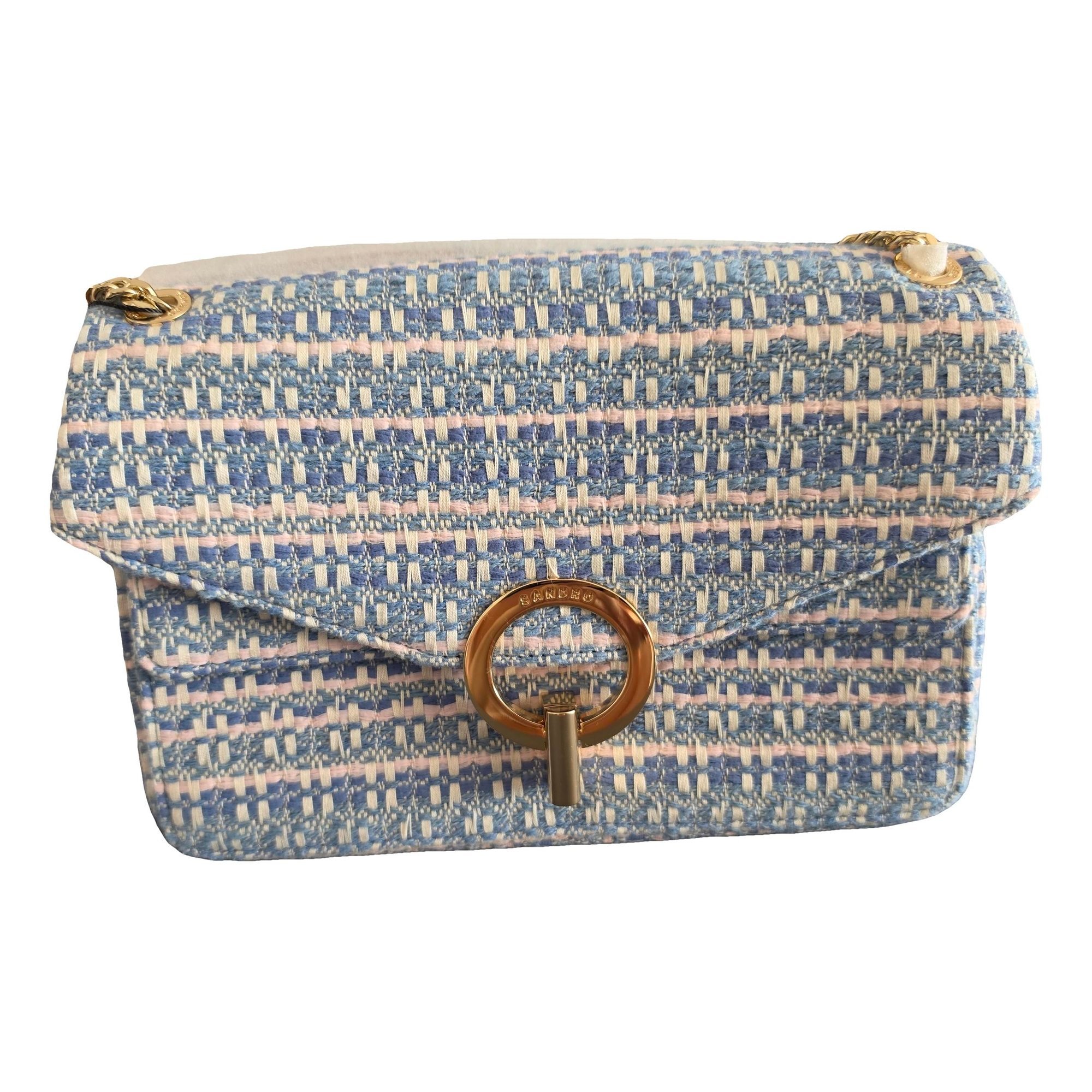 Sandro Yza tweed handbag