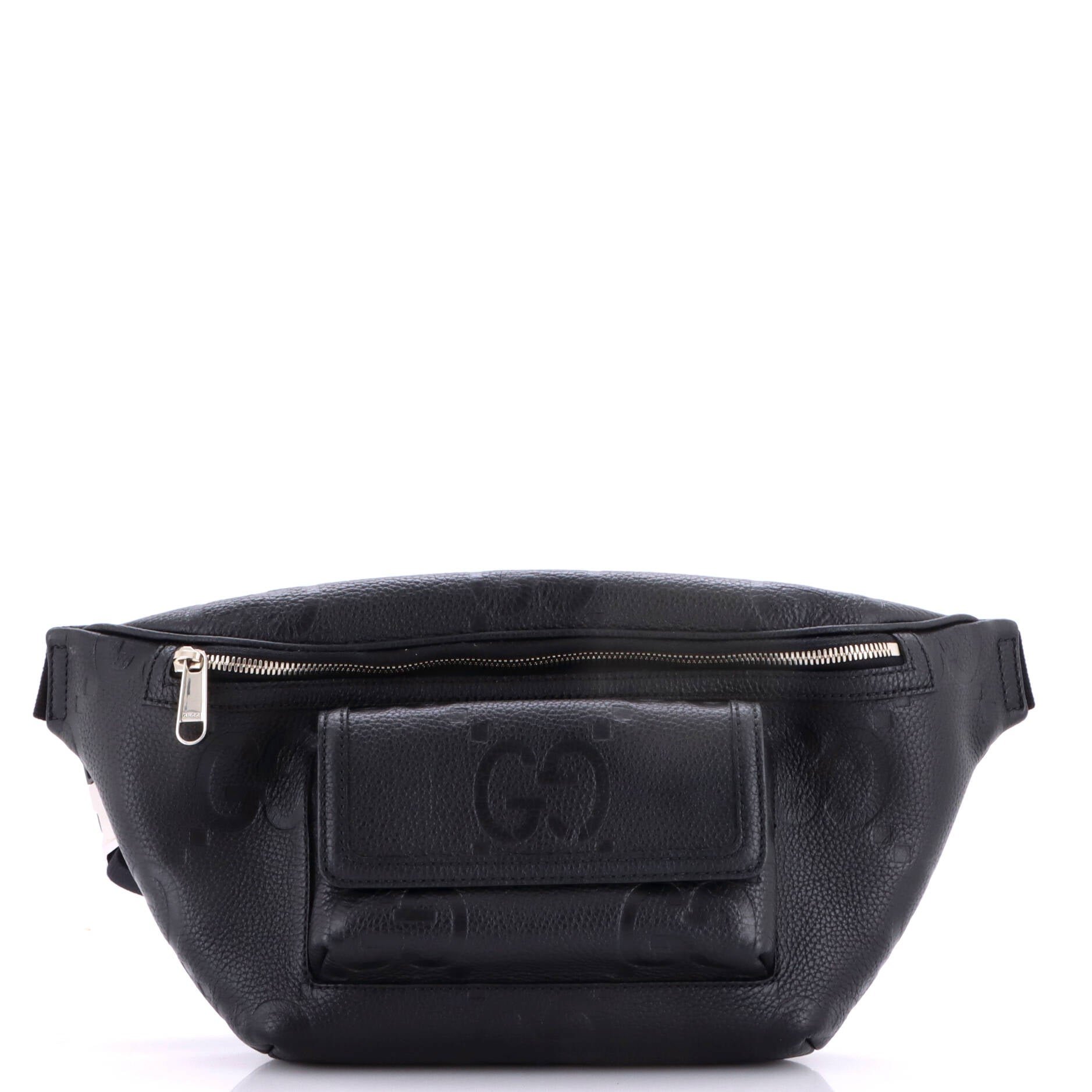 Front Pocket Belt Bag Jumbo GG Embossed Leather